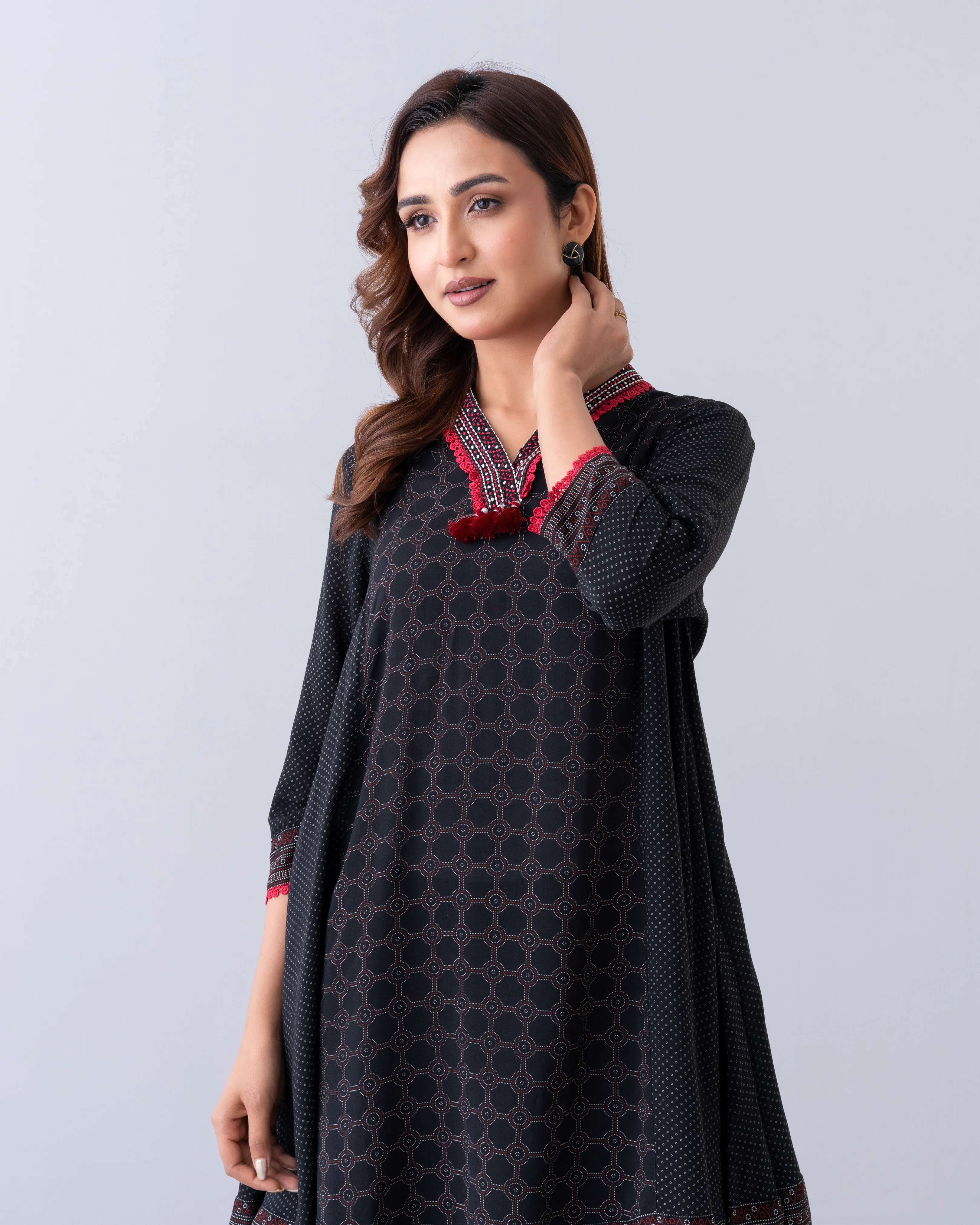 Relaxed Fit Printed Ethnic Kurti - Image 5