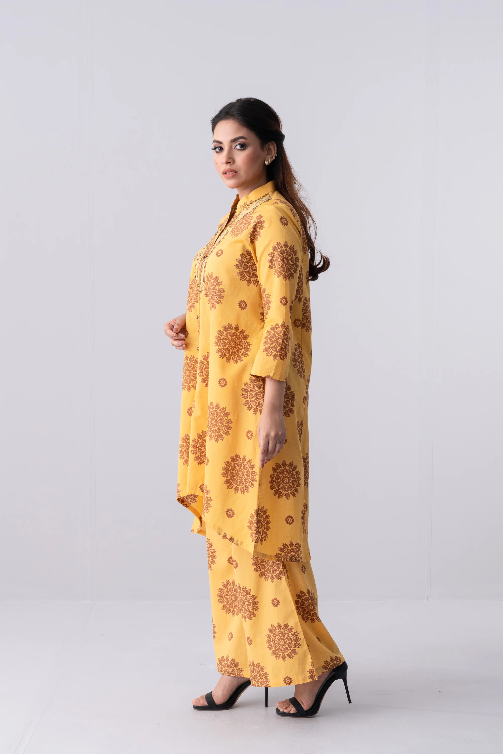 Bell Bottom Cotton Ethnic Pants - Image 3