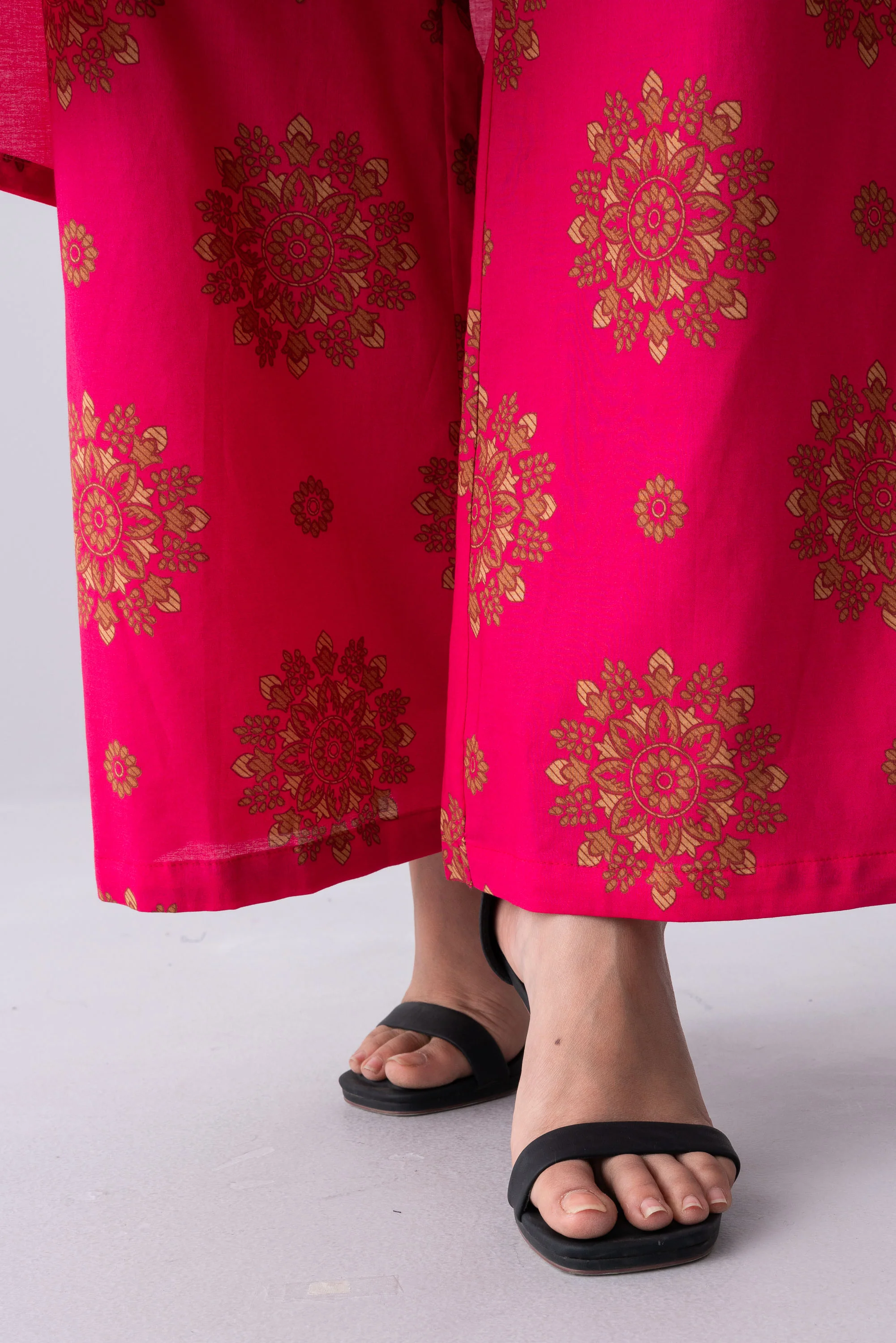 Bell Bottom Cotton Ethnic Pants - Image 9