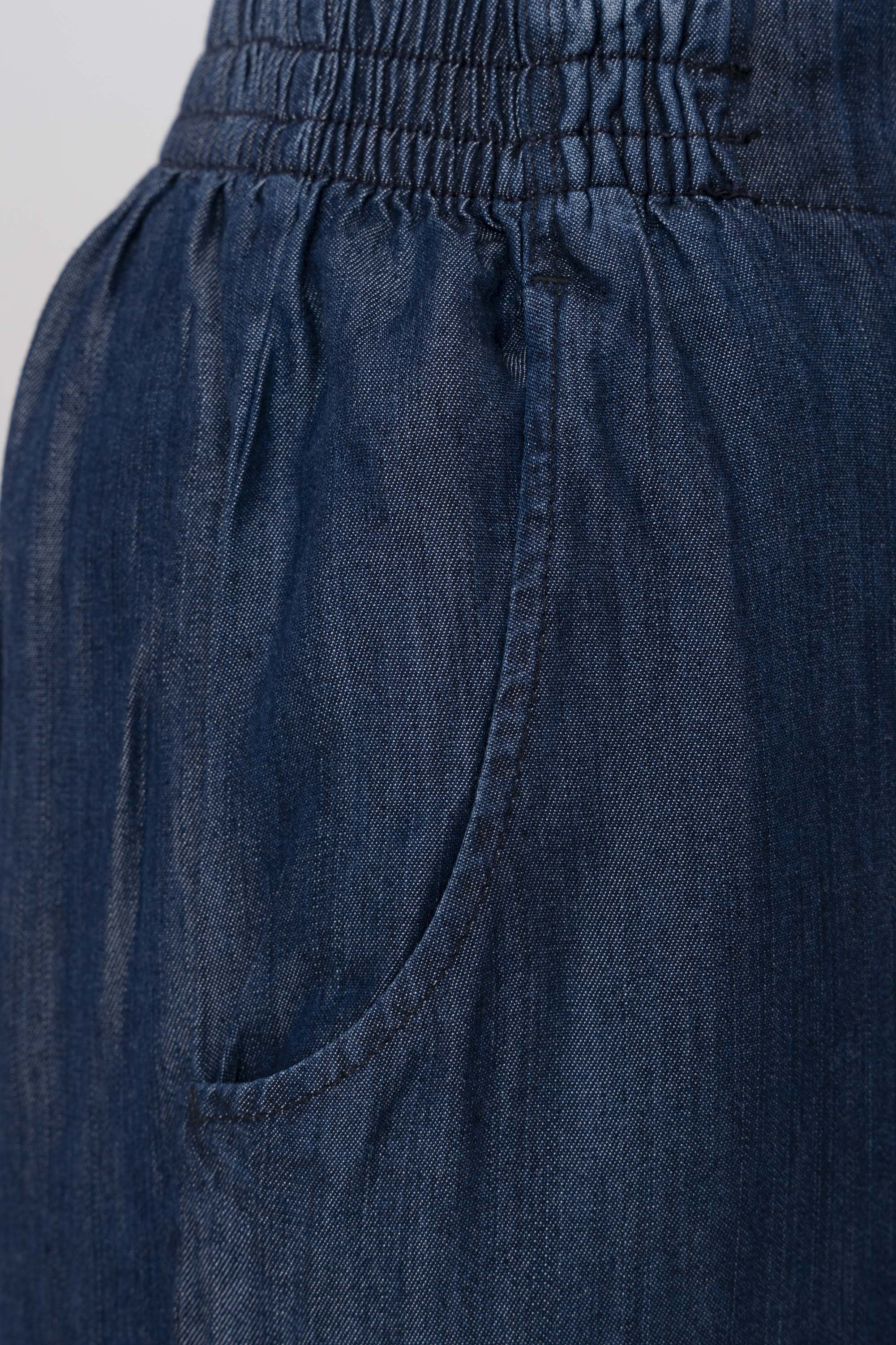 Relaxed Fit Denim-Style Ethnic Pants - Image 11