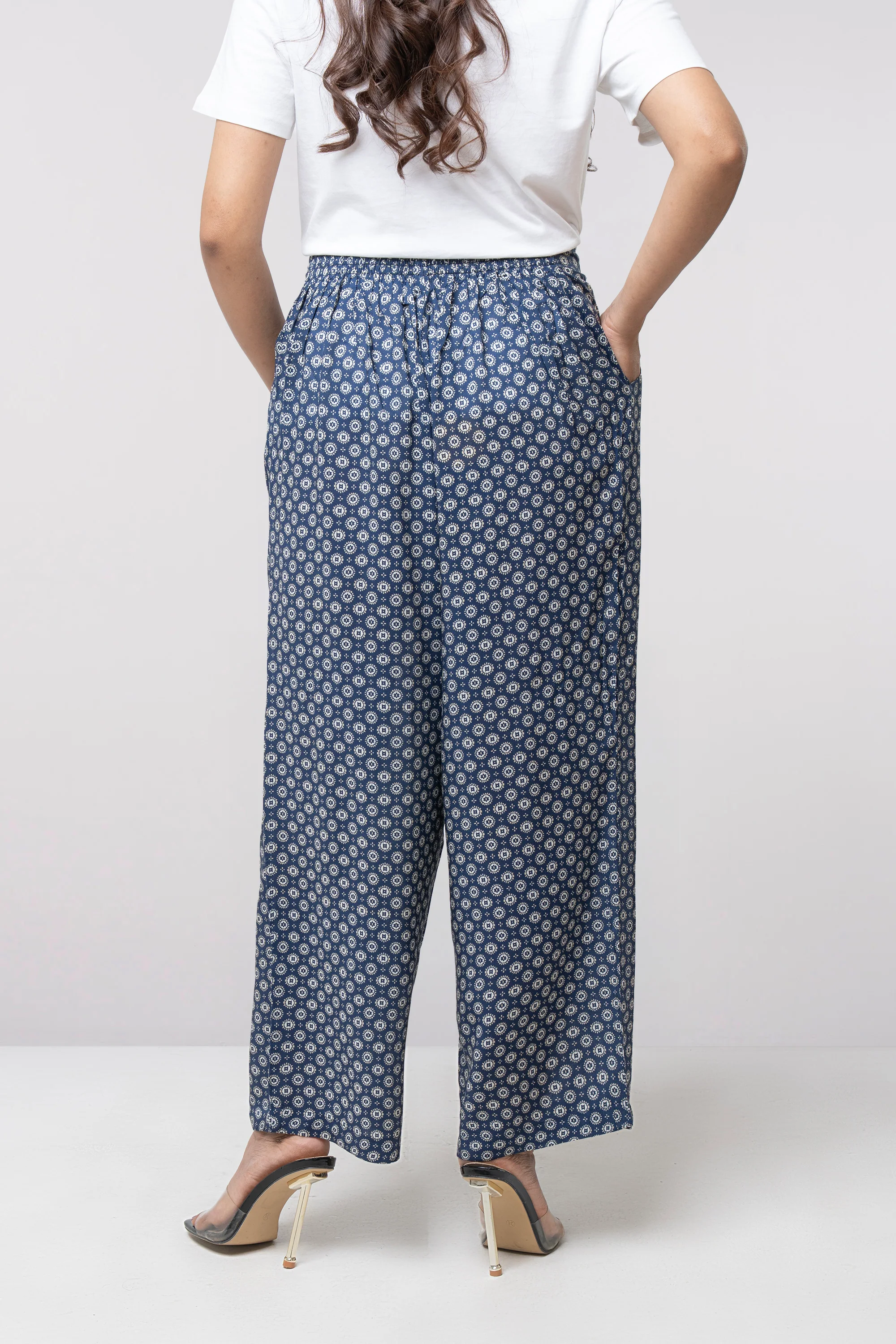 Relaxed Fit Printed Ethnic Pants - Image 10