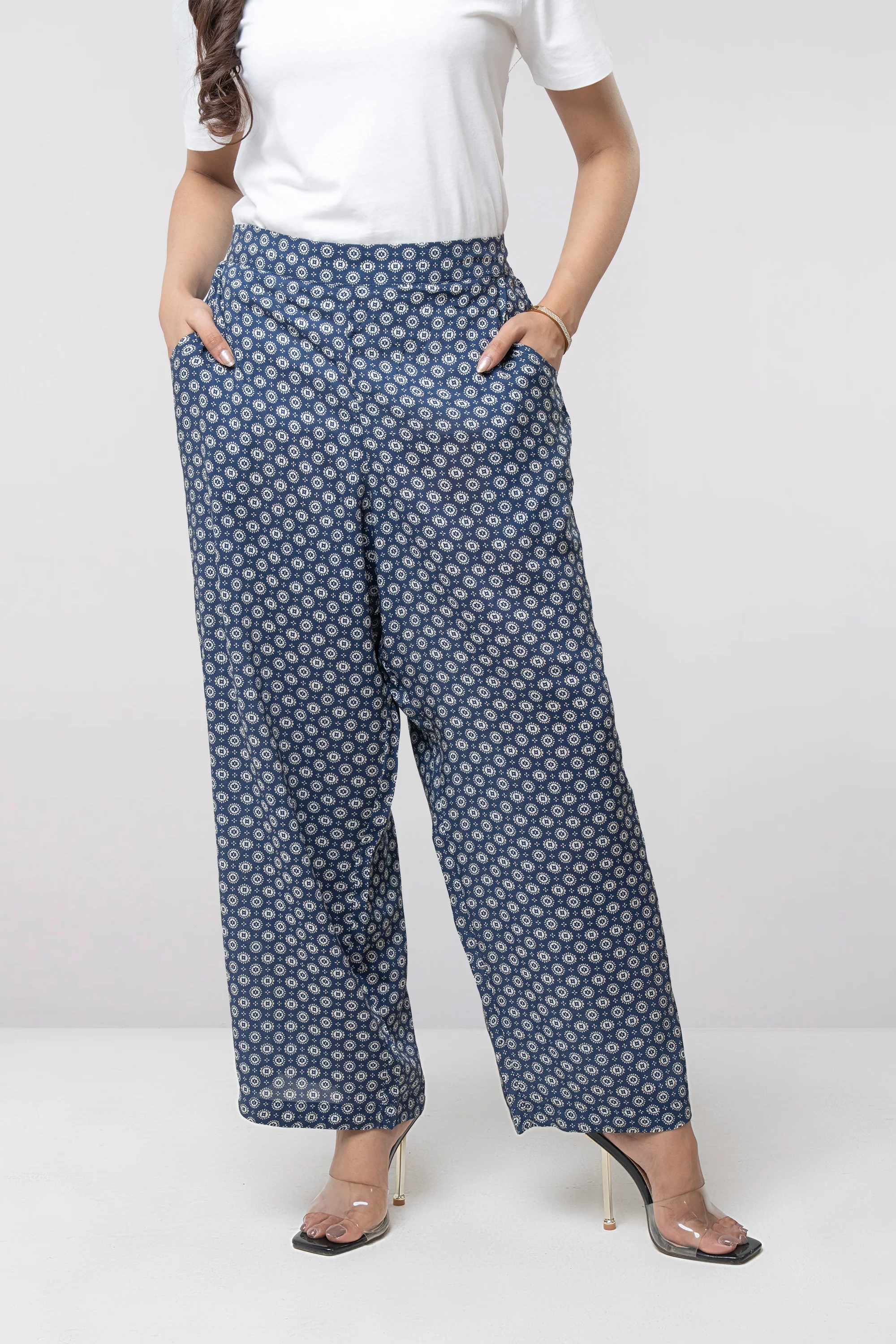Relaxed Fit Printed Ethnic Pants - Image 7