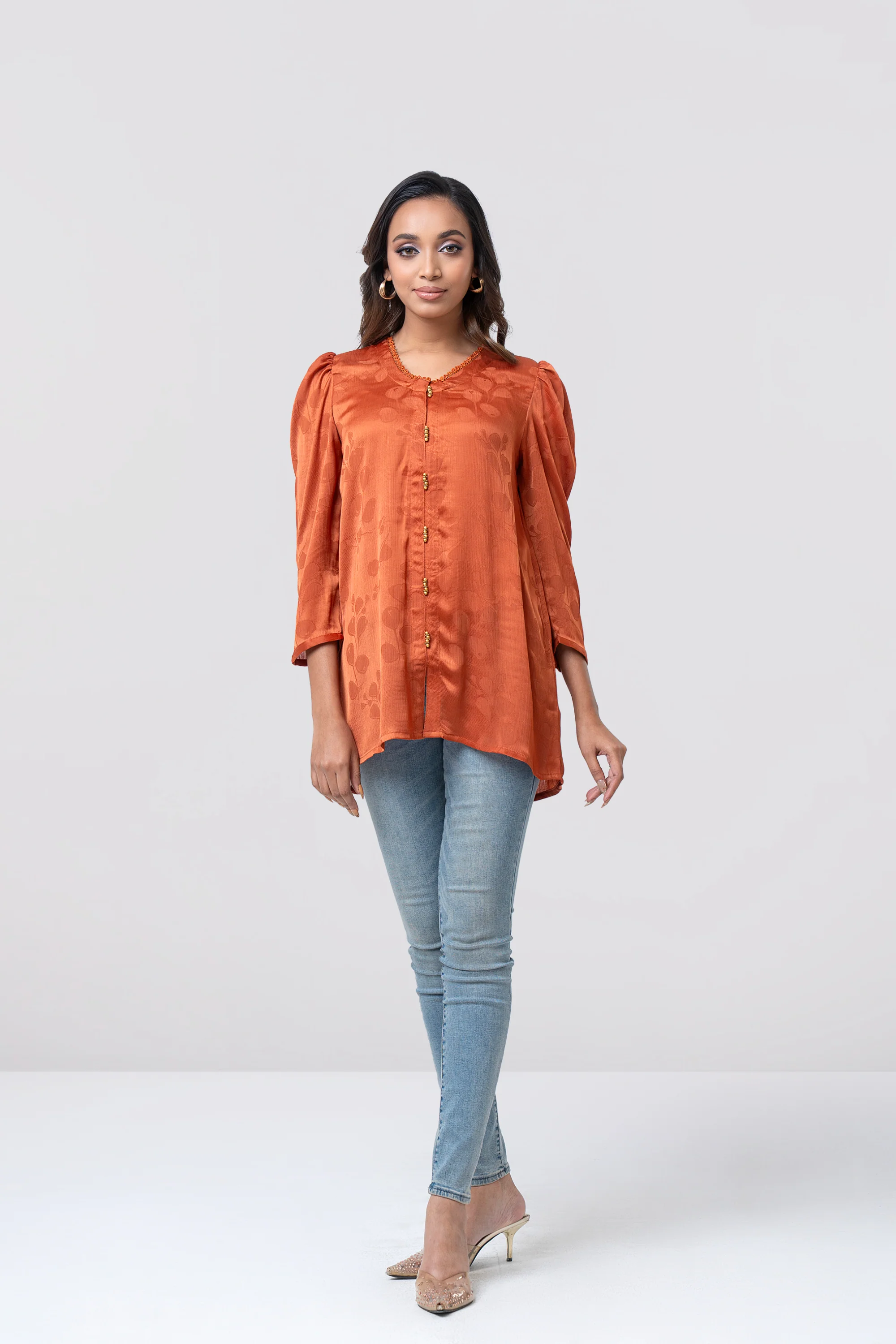 Regular Fit Georgette Fashion Top - Image 3