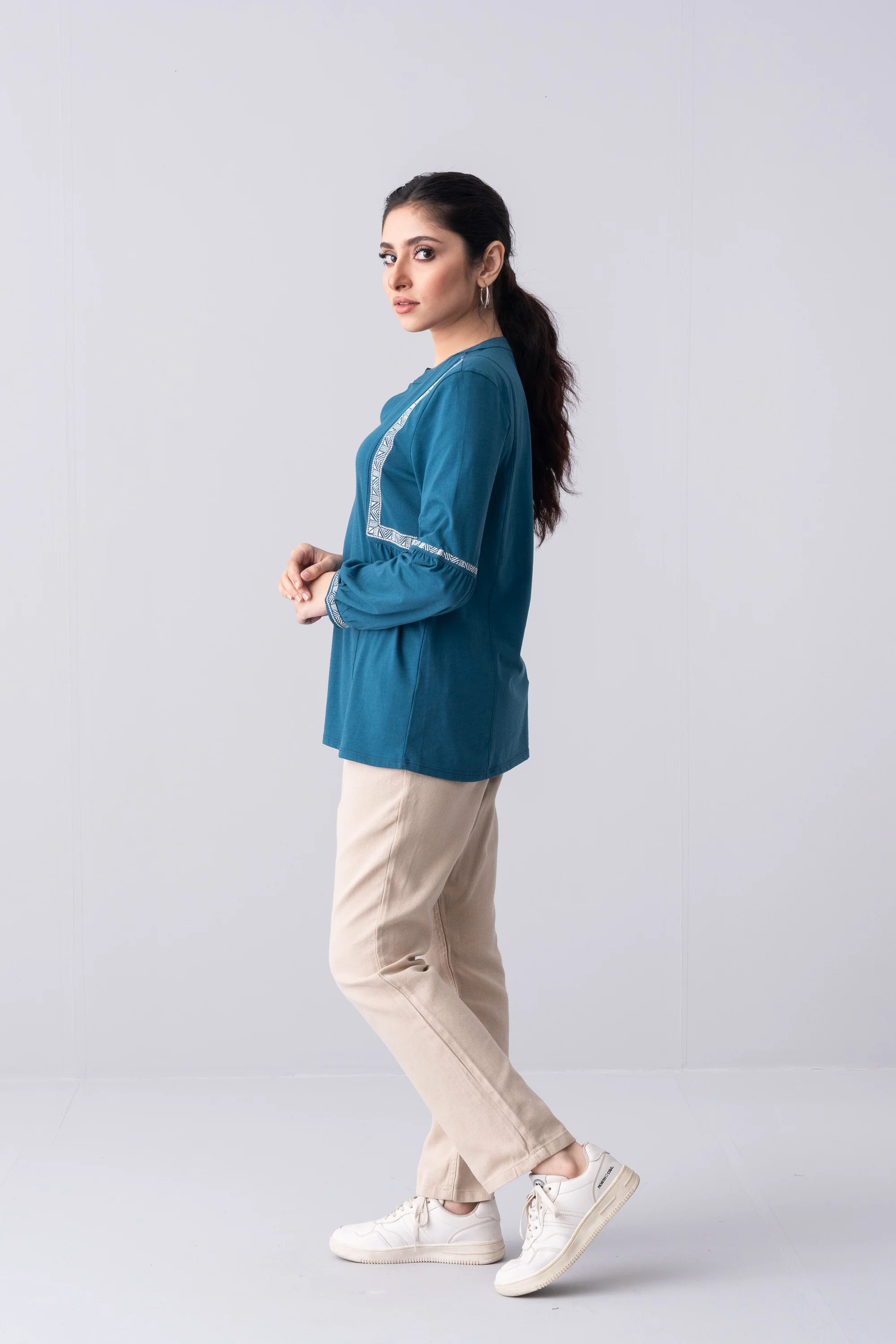 Regular Fit Twill Pants - Image 4