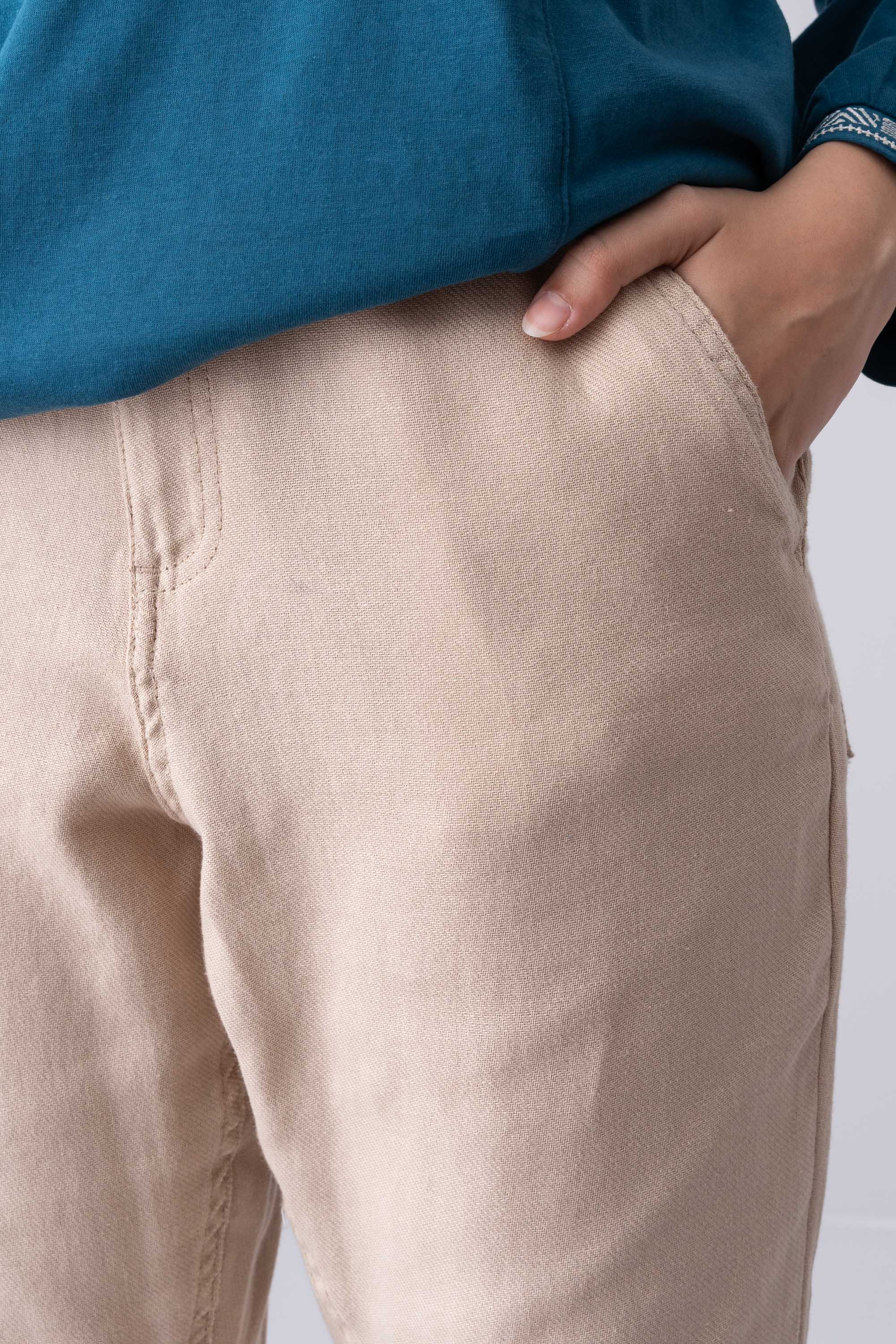 Regular Fit Twill Pants - Image 5