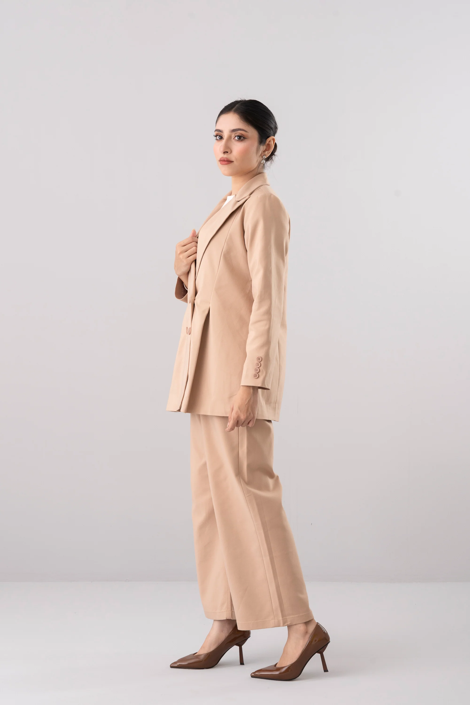 Straight Fit Semi-Formal Twill Pants - Image 3