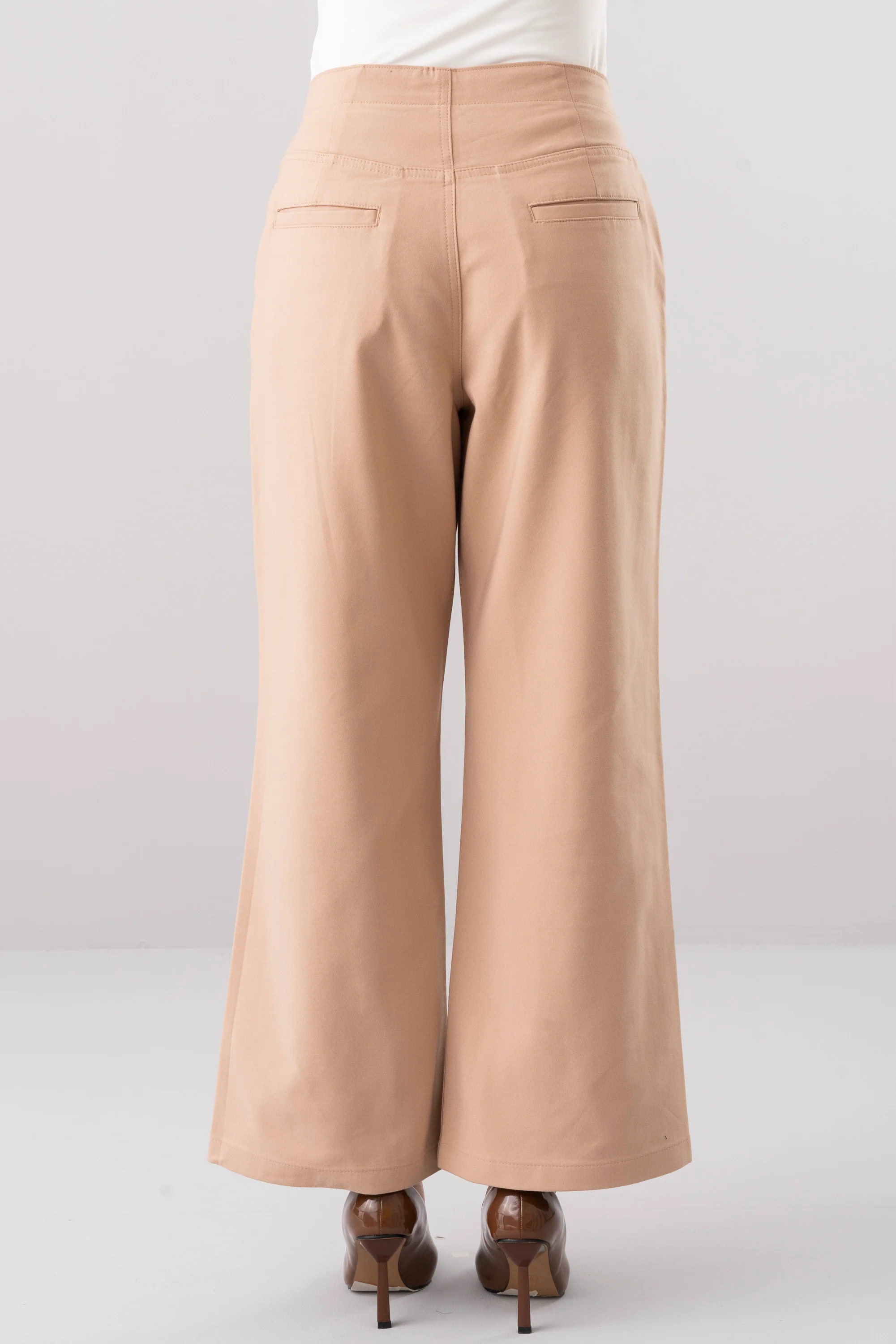 Straight Fit Semi-Formal Twill Pants - Image 4