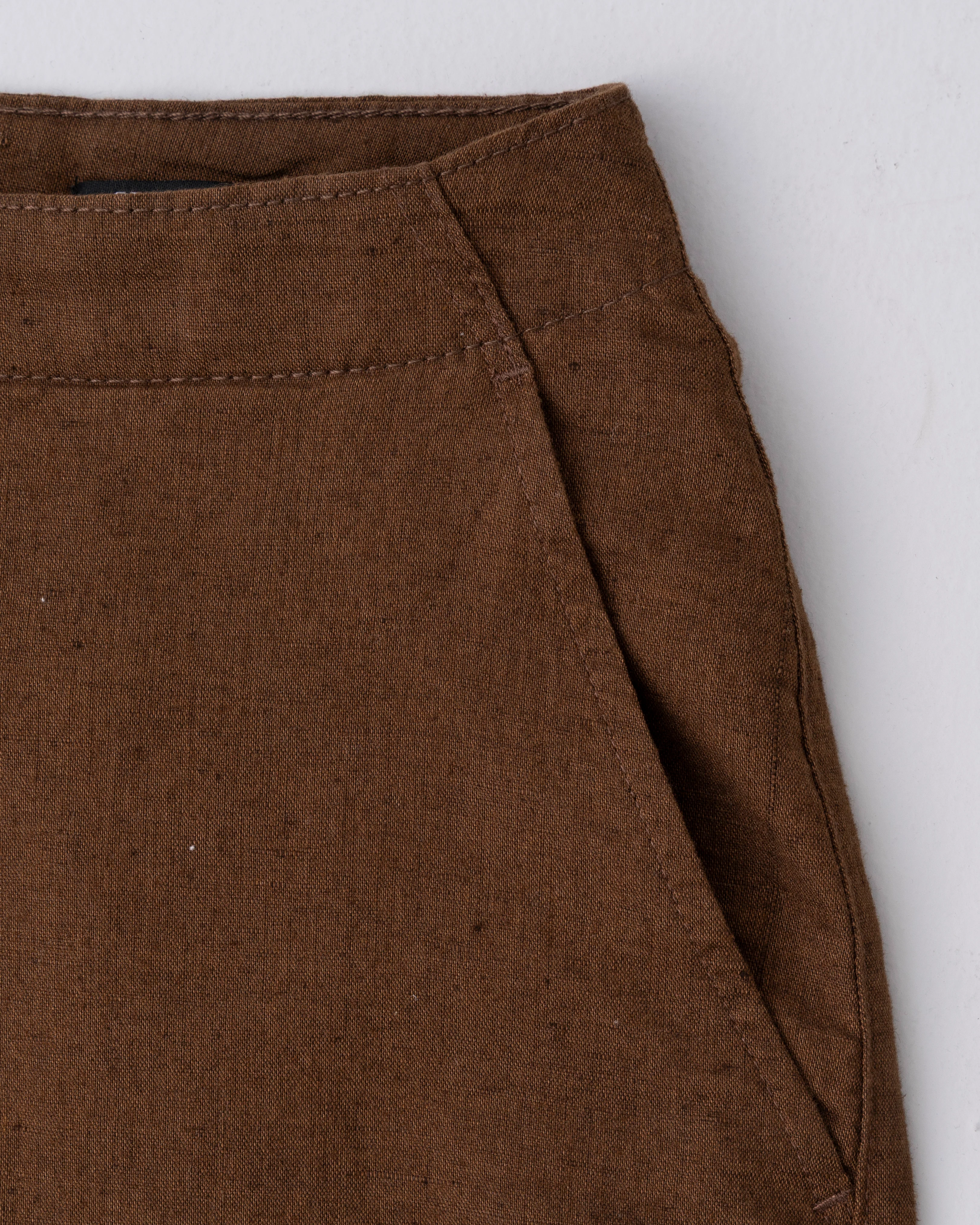 Embroidered Wide-Leg Twill Bottom - Image 6