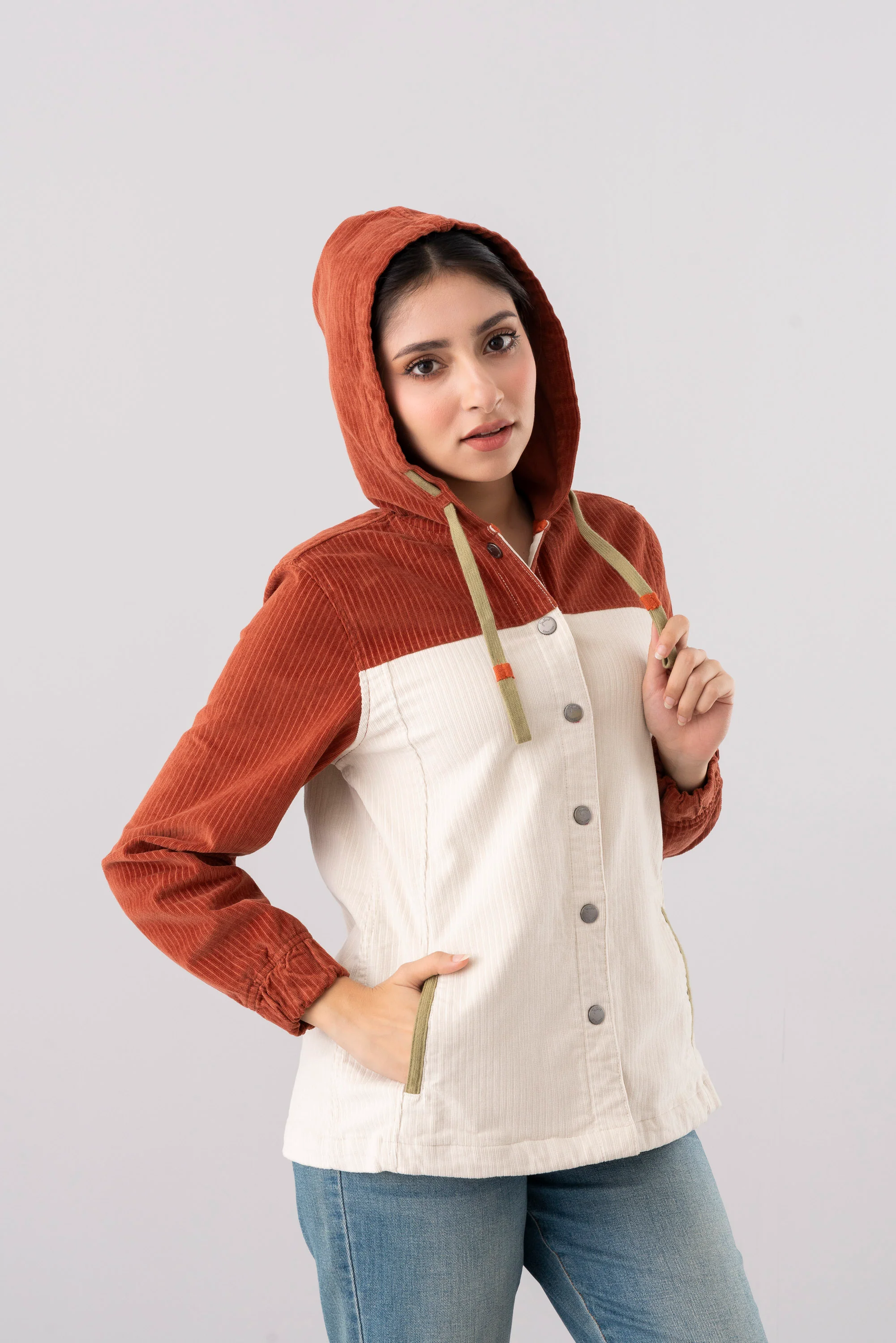 Regular Fit Woven Hoodie - Image 2