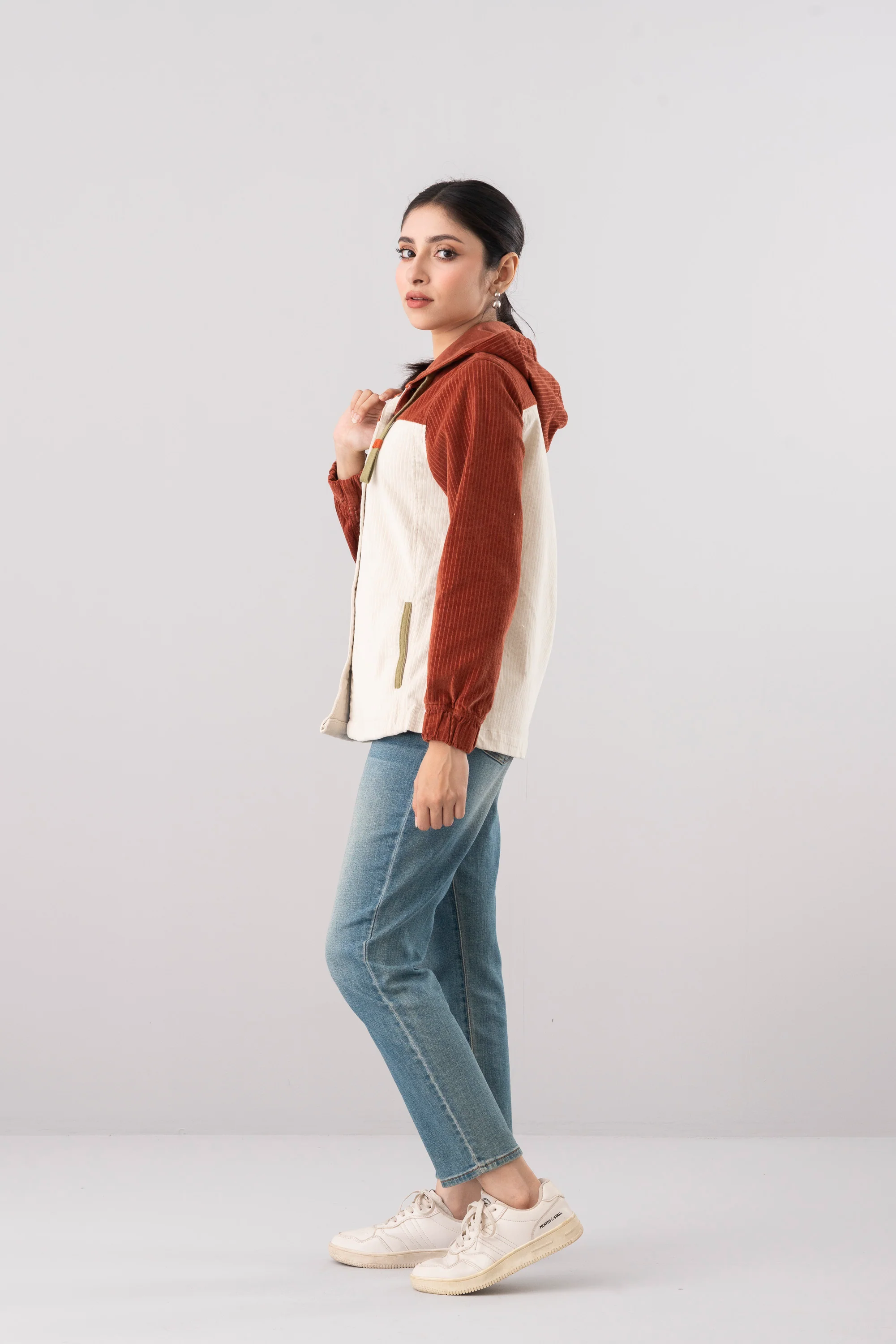 Regular Fit Woven Hoodie - Image 3