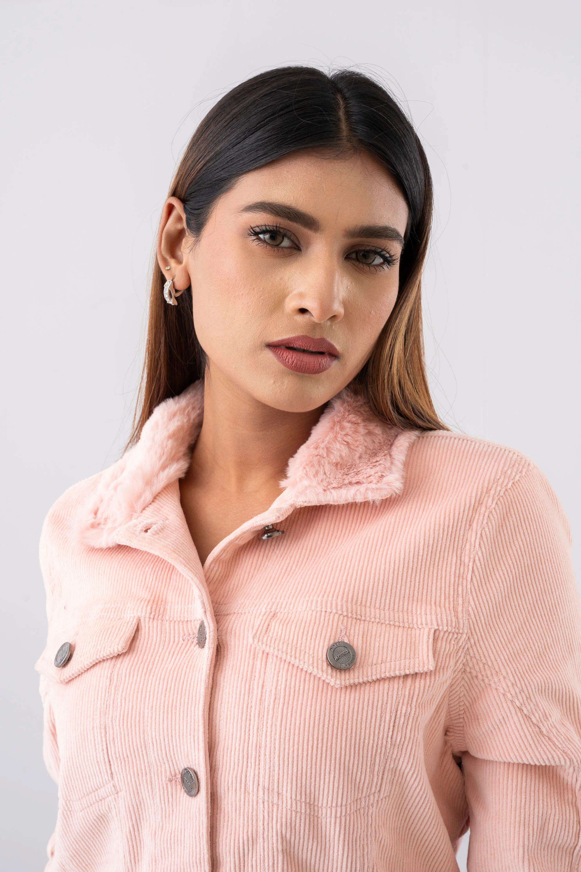 Regular Fit Corduroy Jacket - Image 5