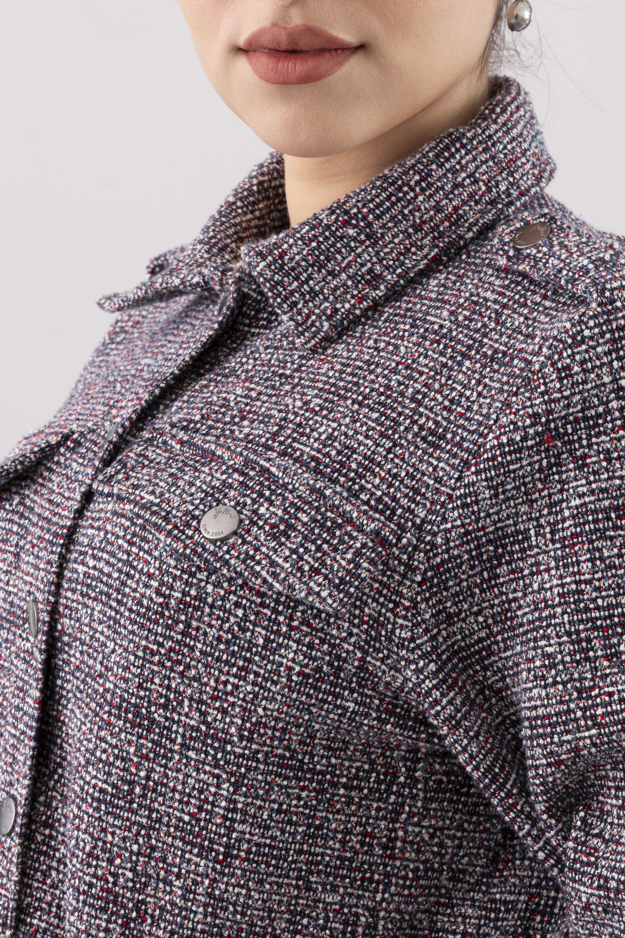 Regular Fit Textured Knit Jacket - Image 5