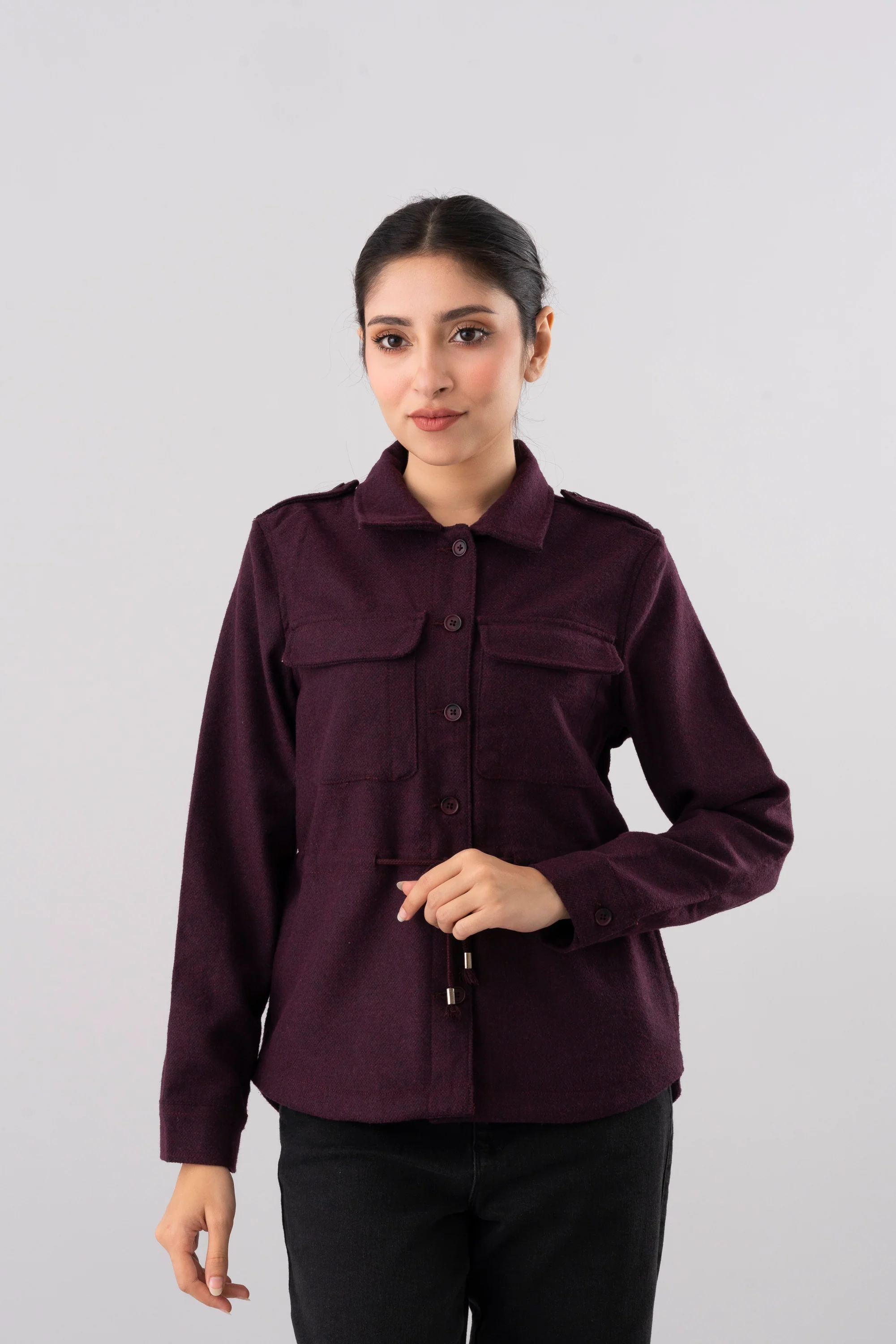 Regular Fit Woven Jacket - Image 2