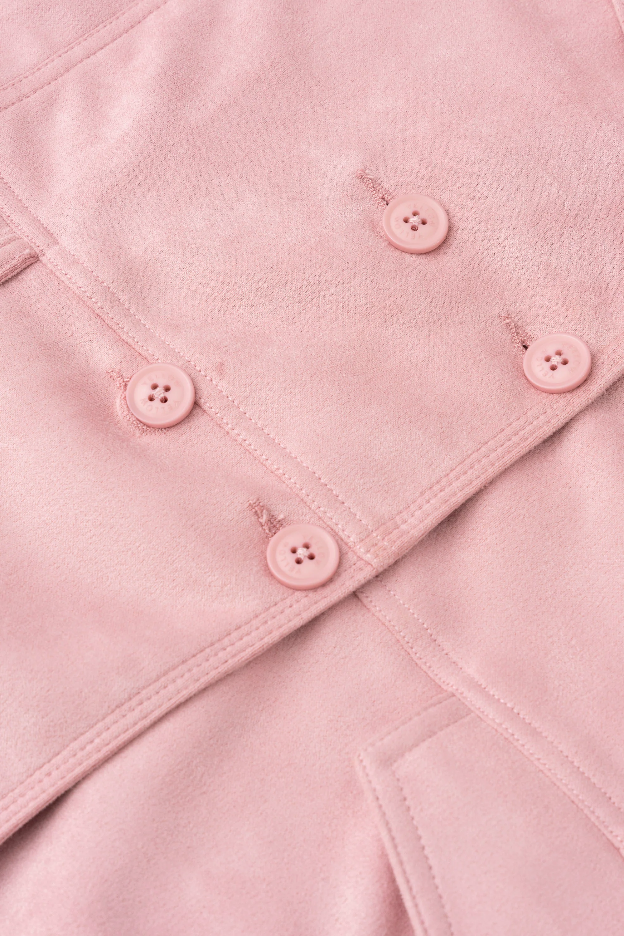 Double-Breasted Suede Jacket - Image 7