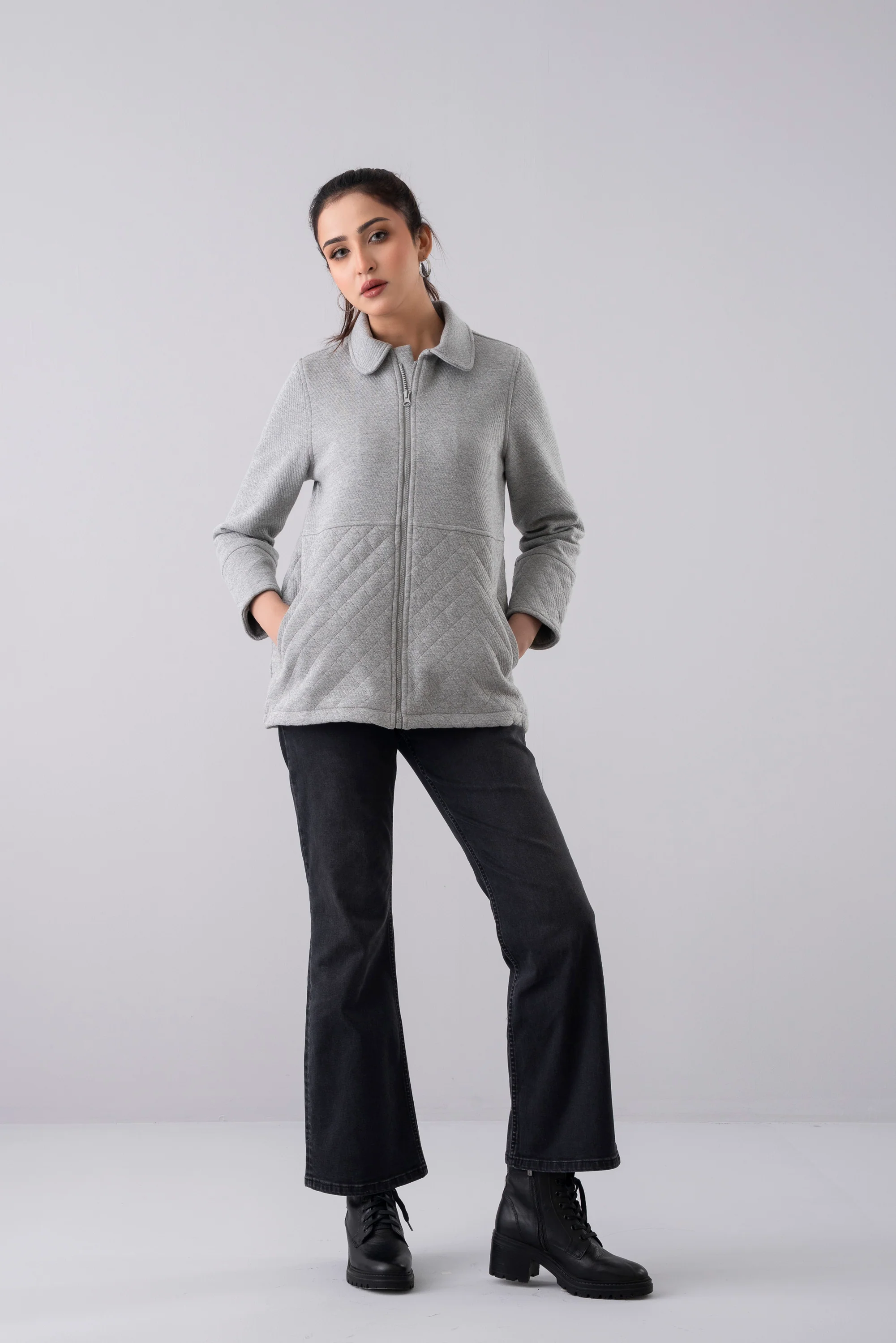 Regular Fit Mid-Length Knit Shacket