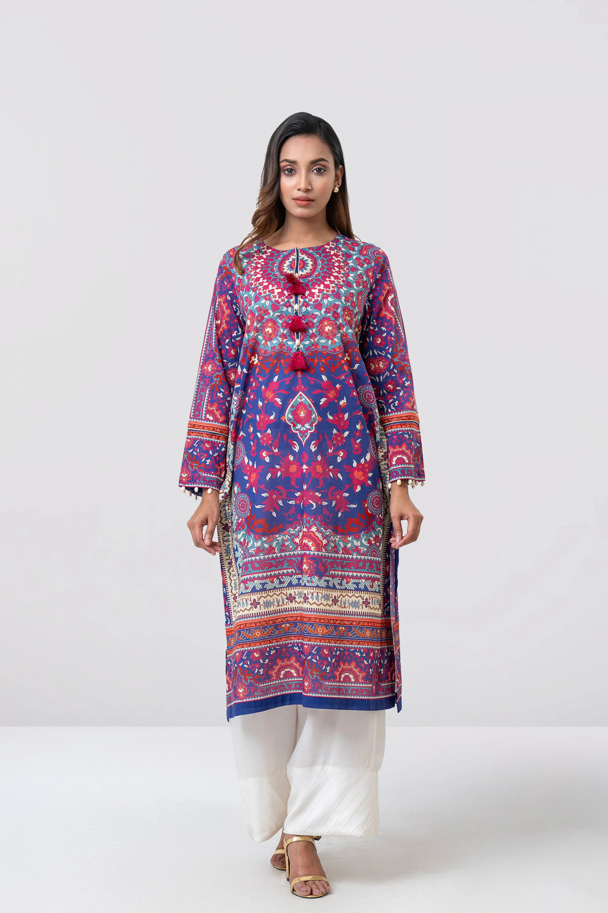 Smart Fit Printed Lawn Kurta - Image 13