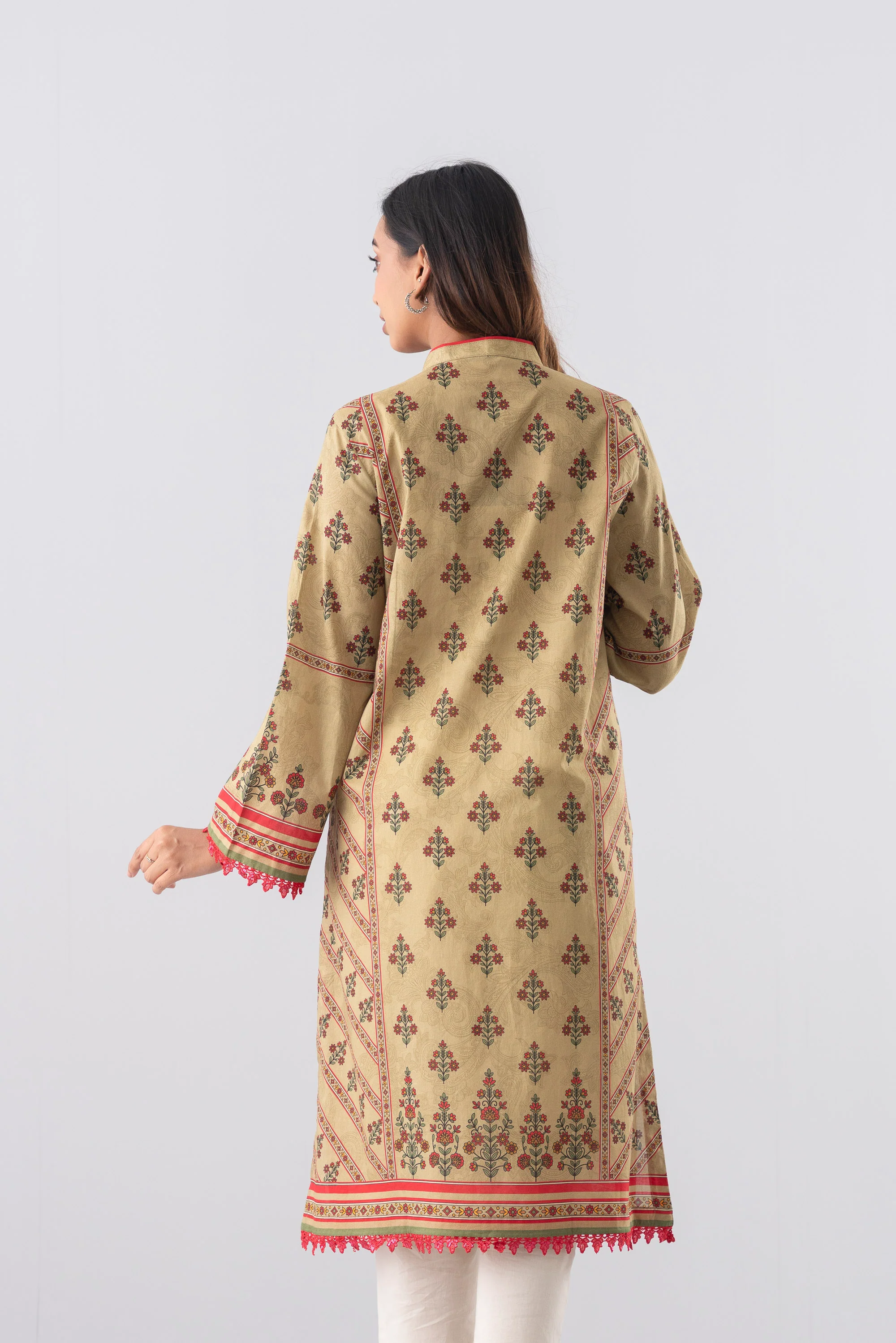 Smart Fit Printed One-Piece Lawn Kurta - Image 10