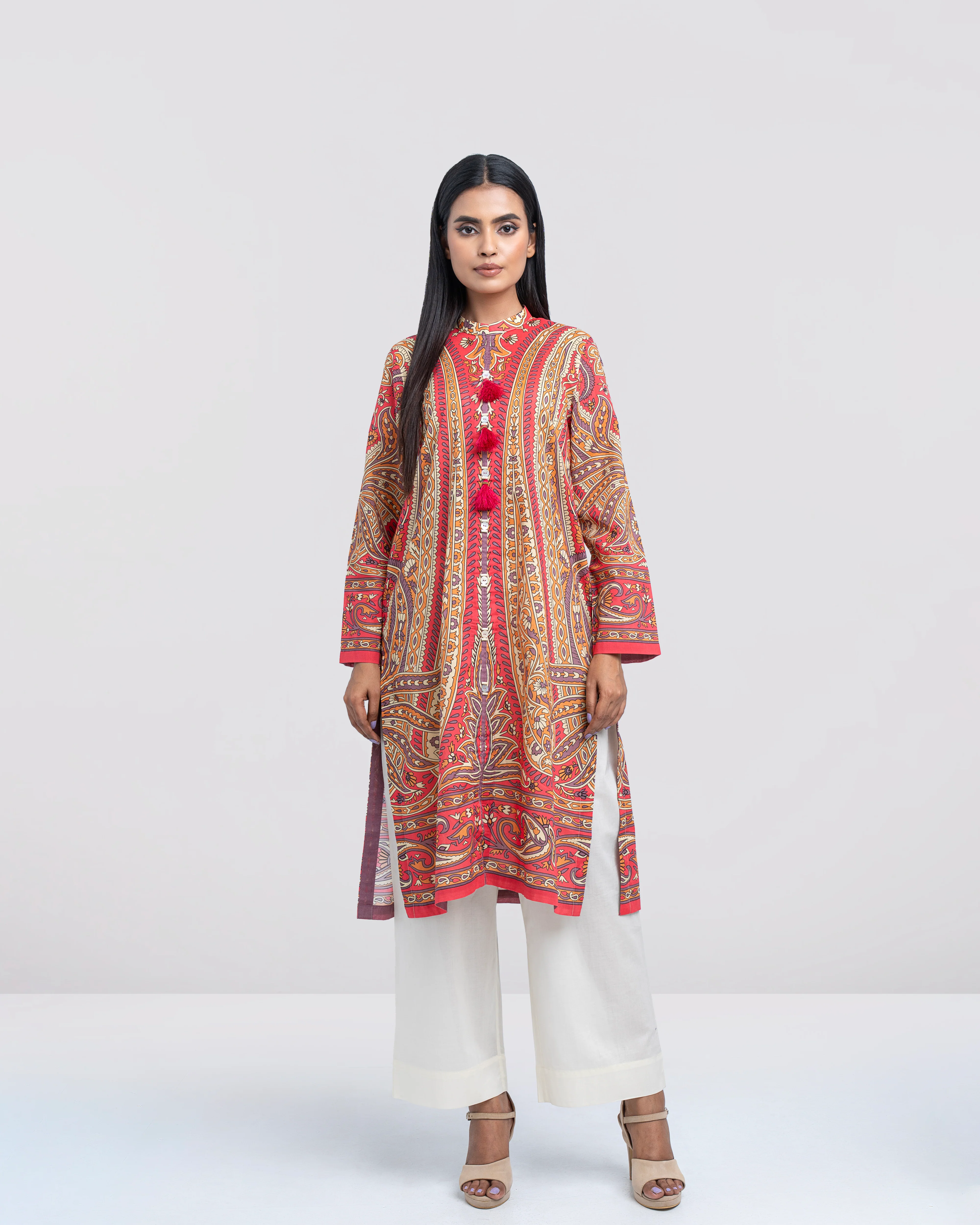 Smart Fit Printed One-Piece Lawn Kurta - Image 10