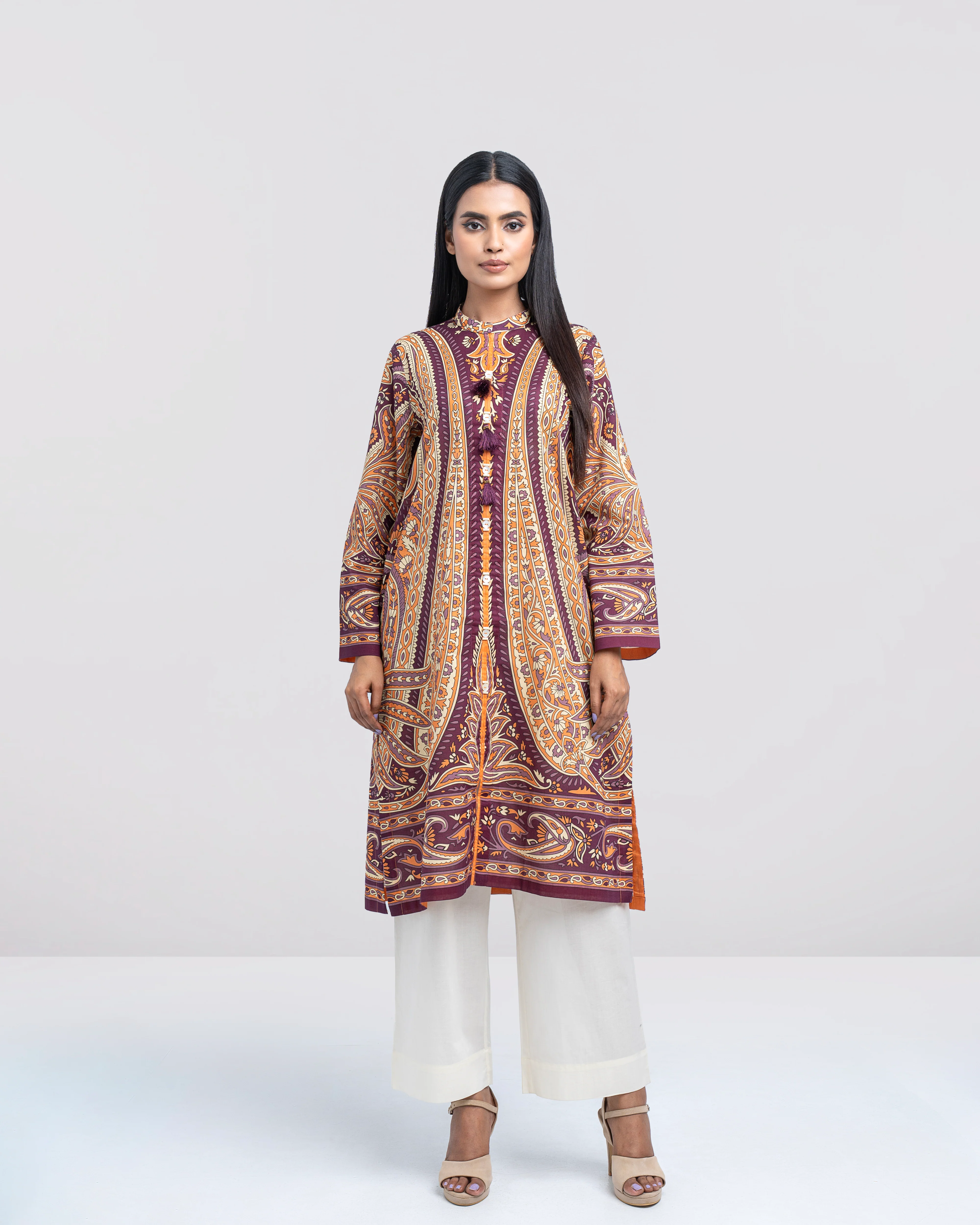 Smart Fit Printed One-Piece Lawn Kurta - Image 2