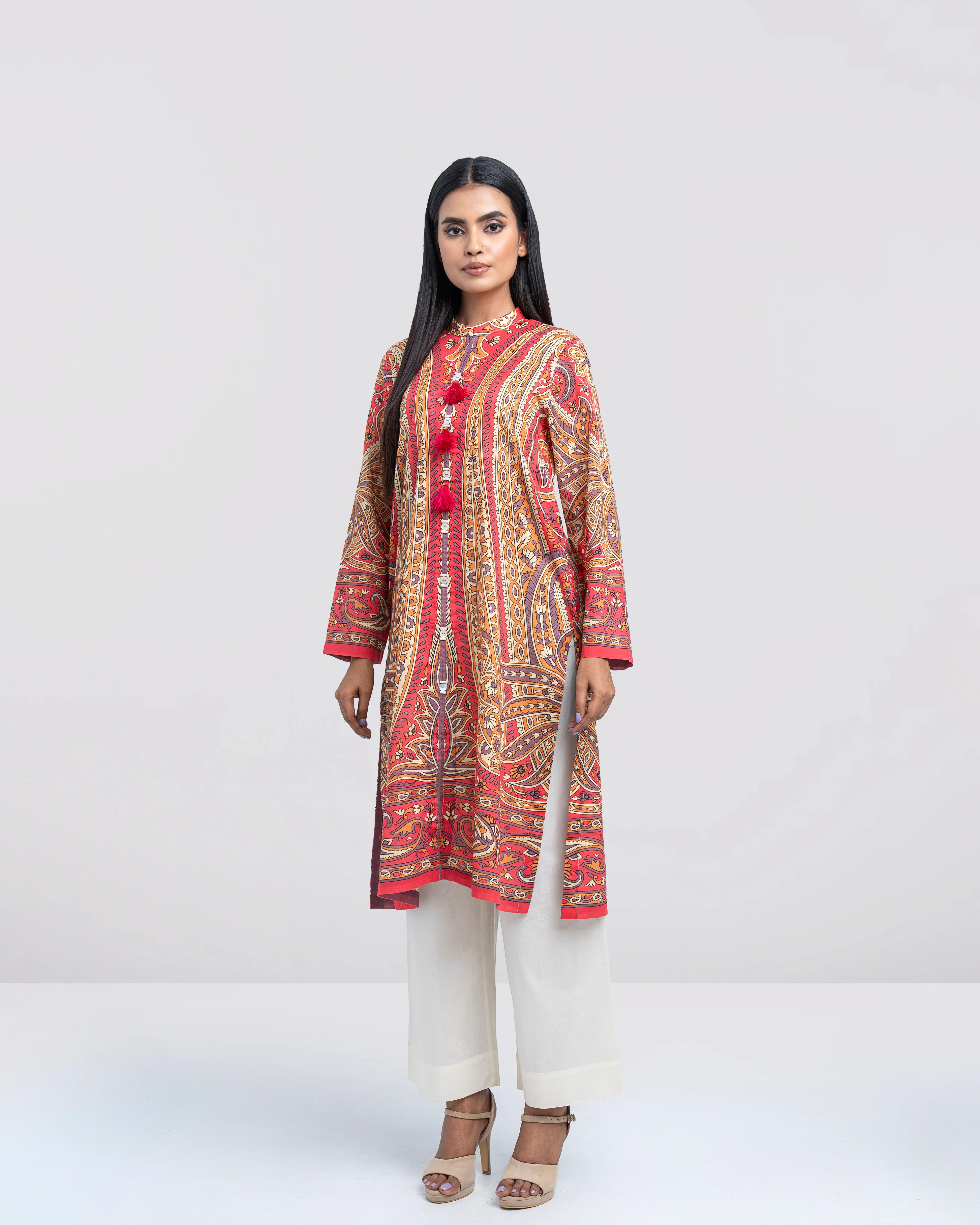 Smart Fit Printed One-Piece Lawn Kurta - Image 9