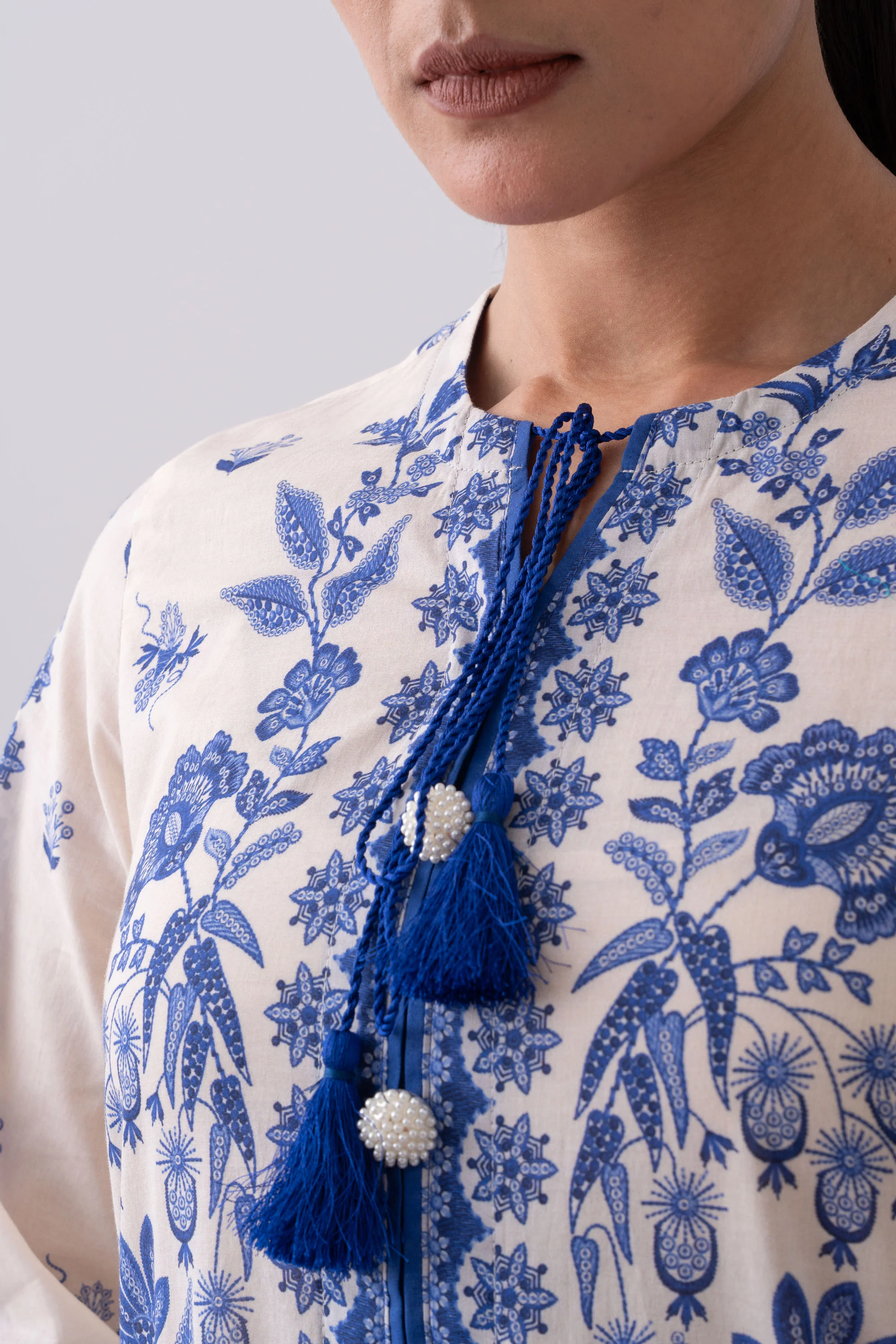 Digital Printed One Piece Lawn Kurta - Image 5