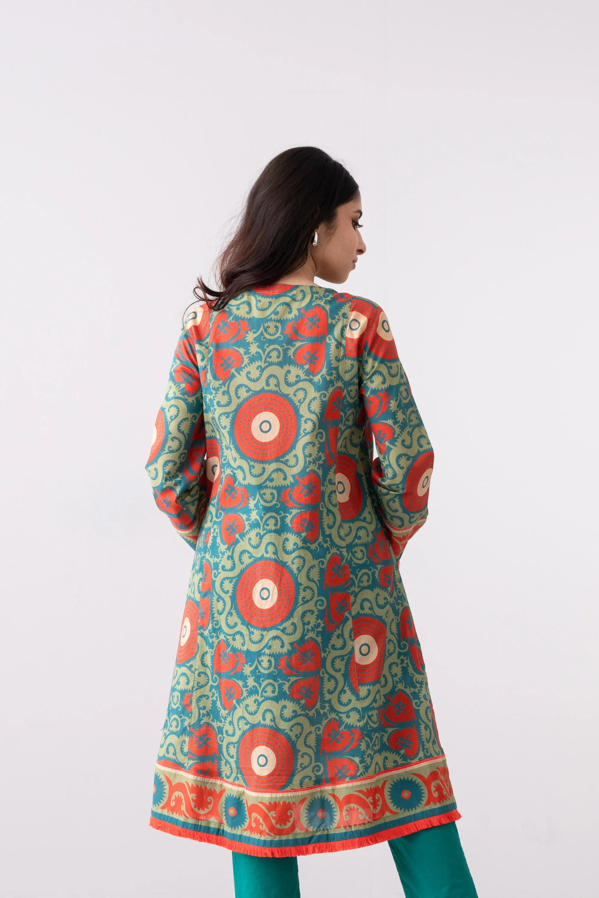Digital Printed One Piece Lawn Kurti - Image 4