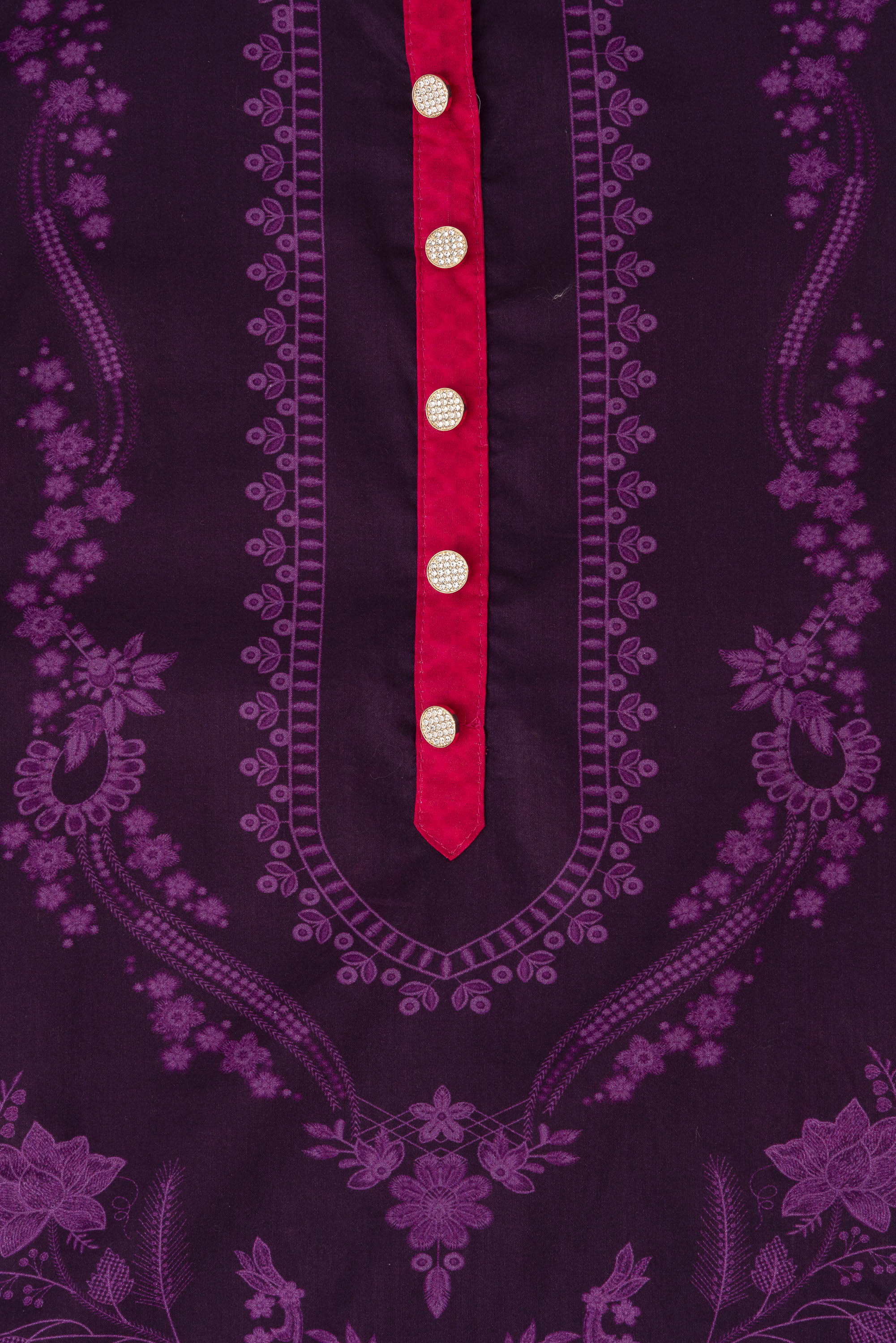 Relaxed Fit Printed Lawn Kurta - Image 12