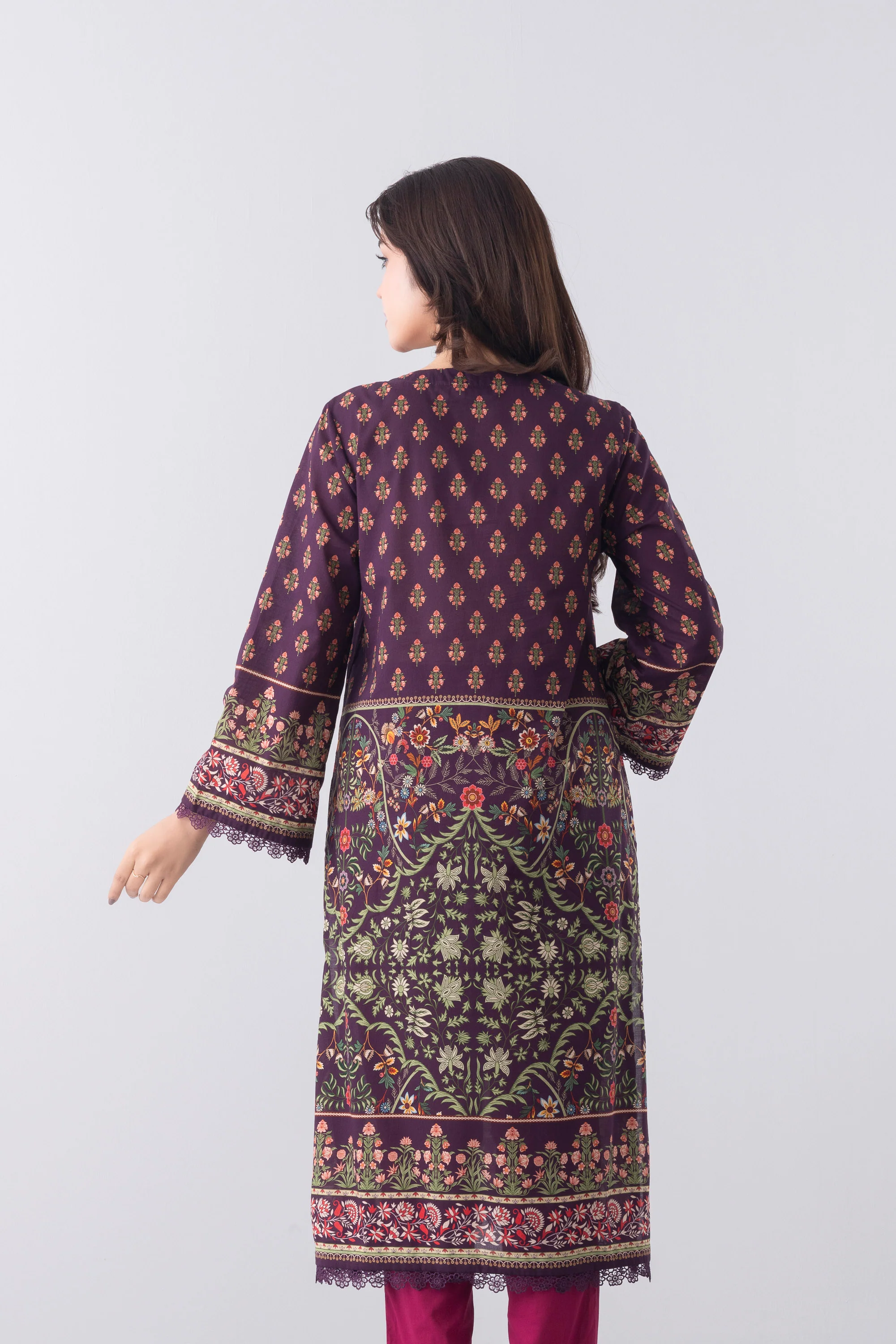 Smart Fit Printed One-Piece Lawn Kurta - Image 10