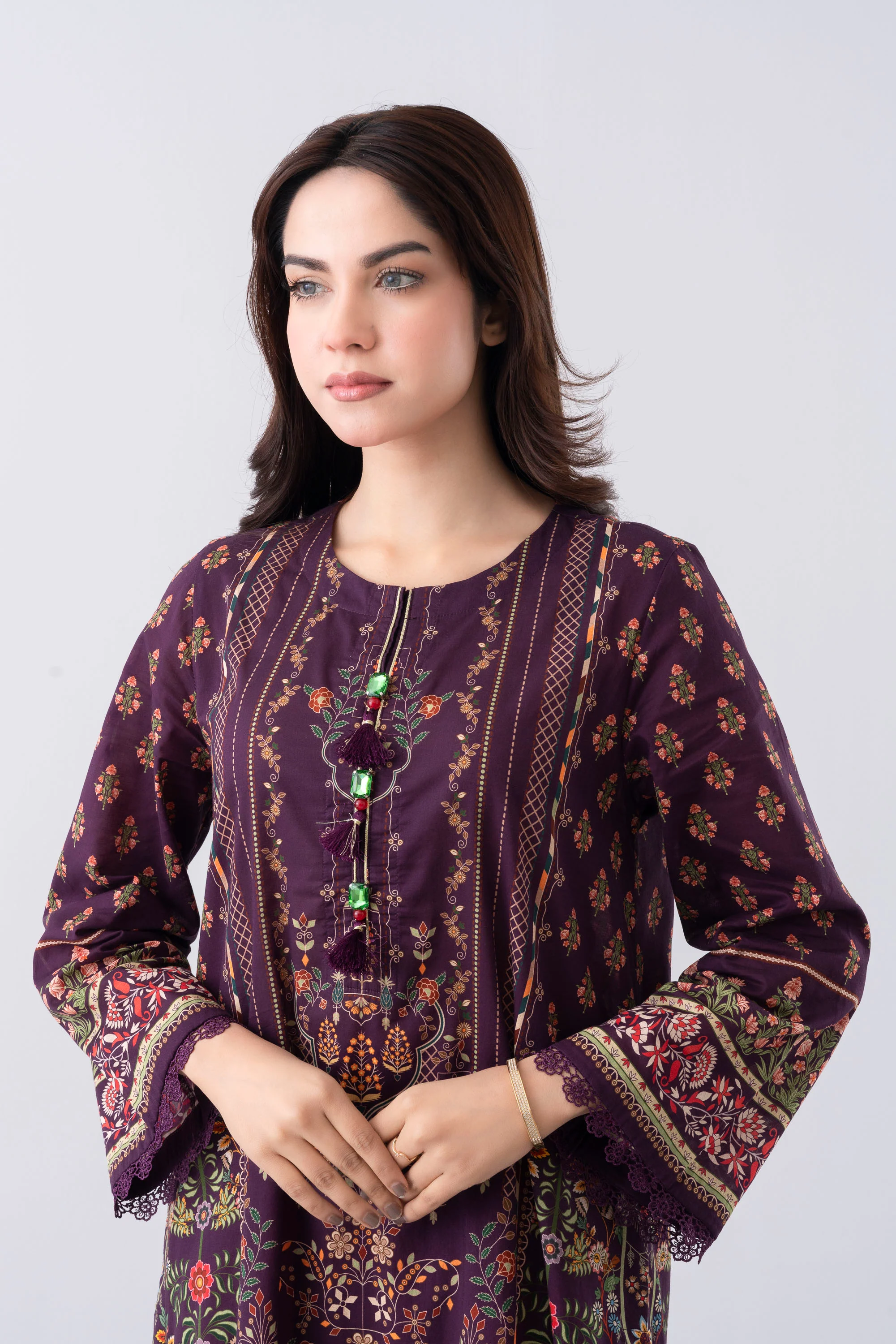 Smart Fit Printed One-Piece Lawn Kurta - Image 11