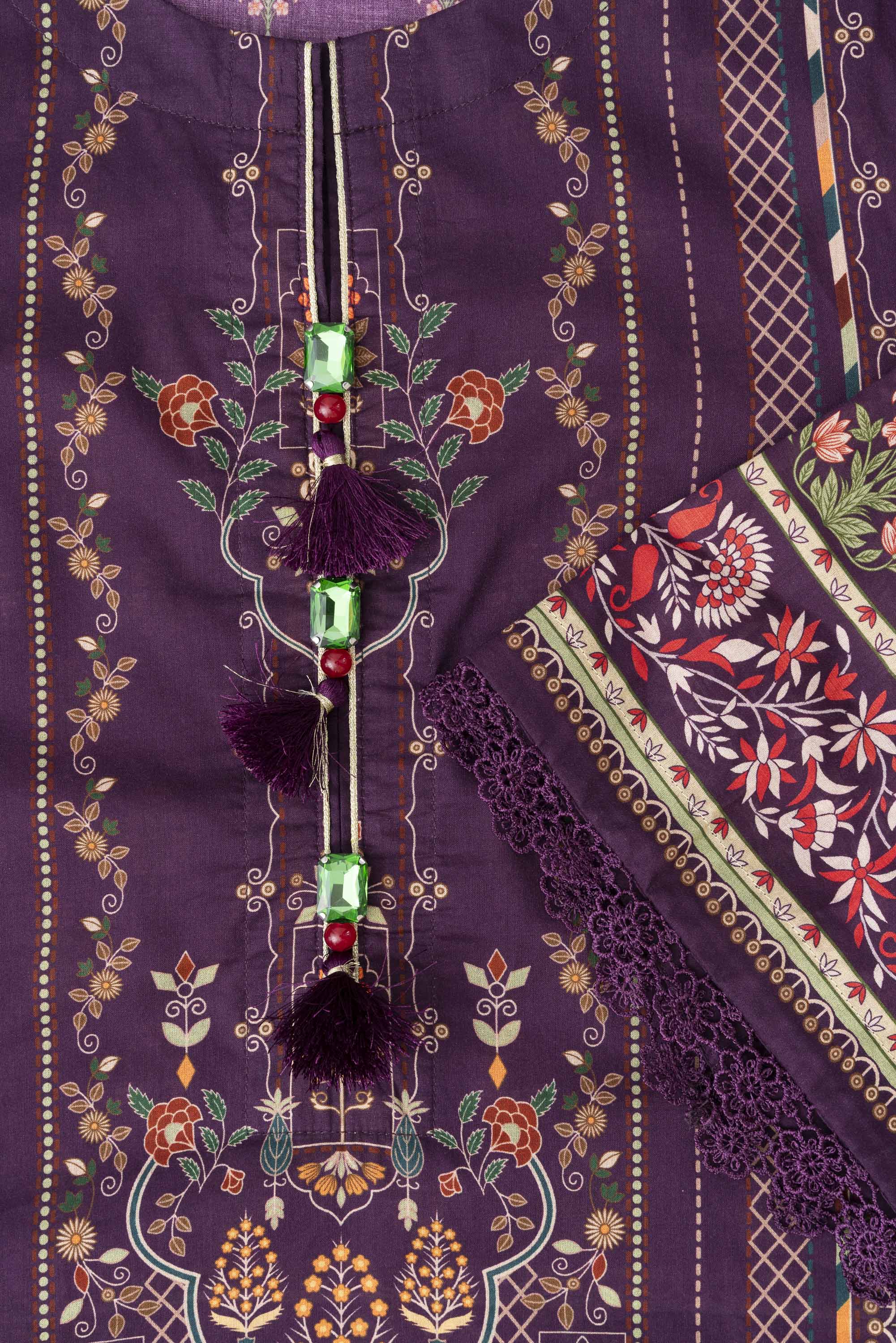 Smart Fit Printed One-Piece Lawn Kurta - Image 12