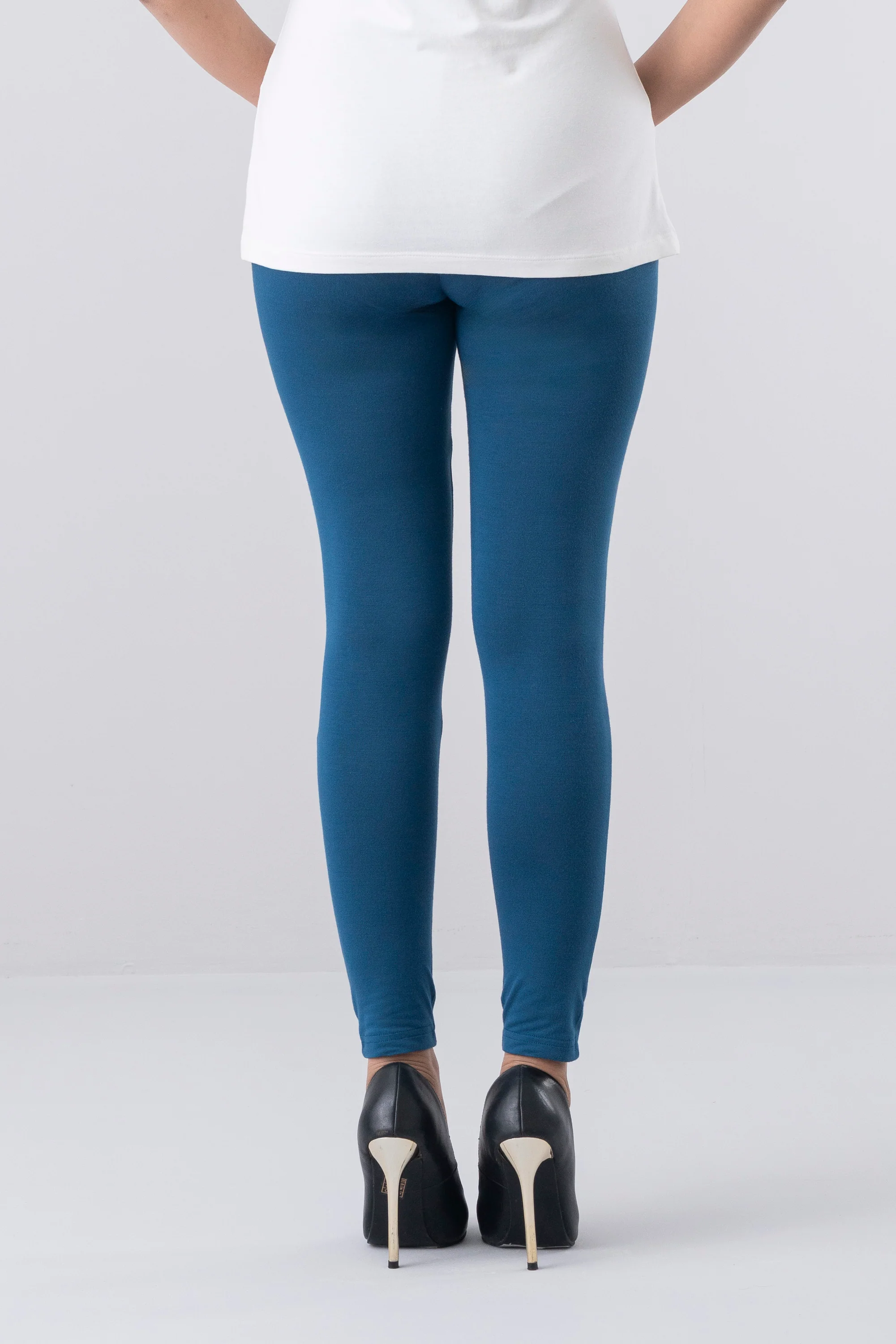 Skinny Fit Knitted Basic Leggings - Image 10