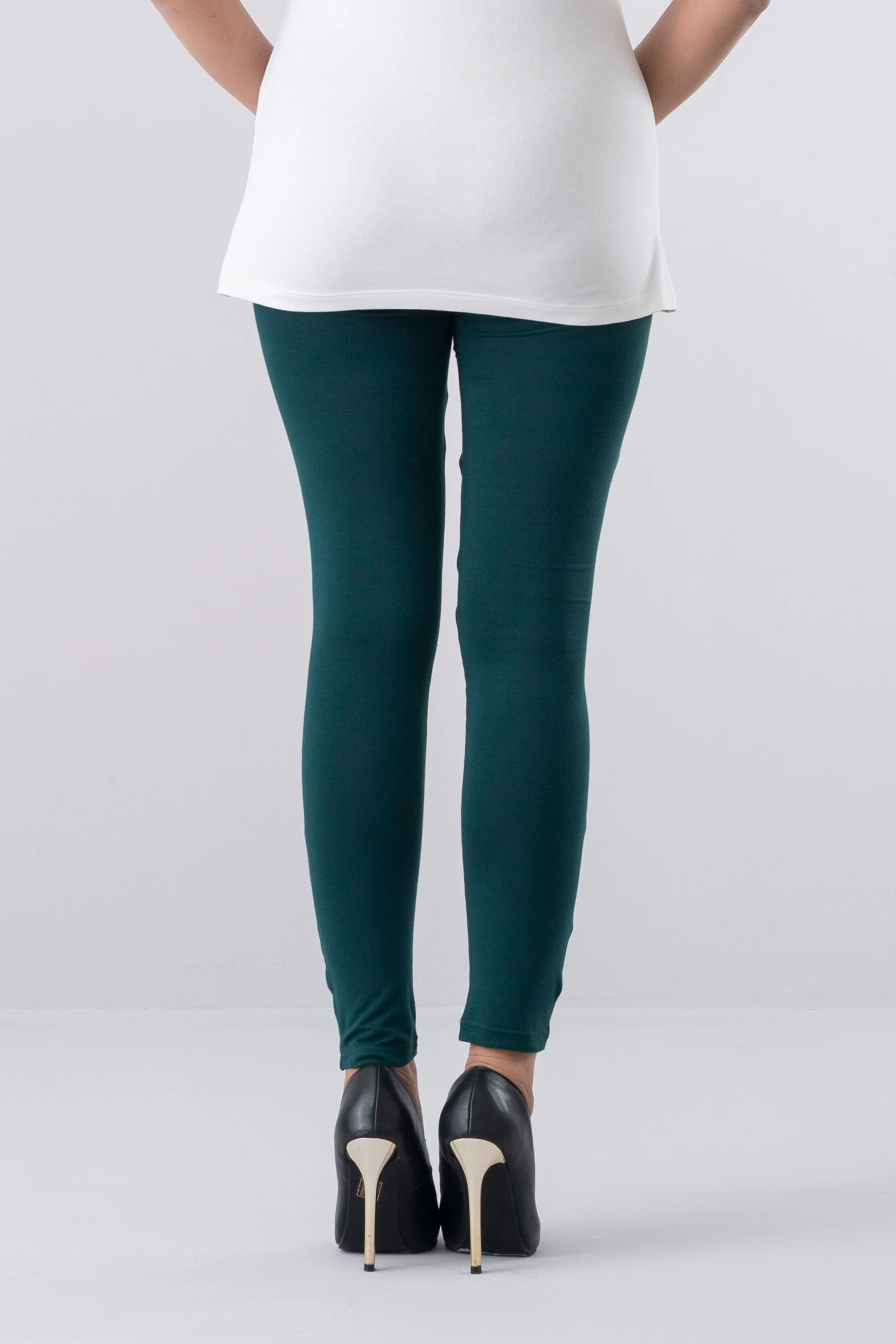 Skinny Fit Knitted Basic Leggings - Image 16