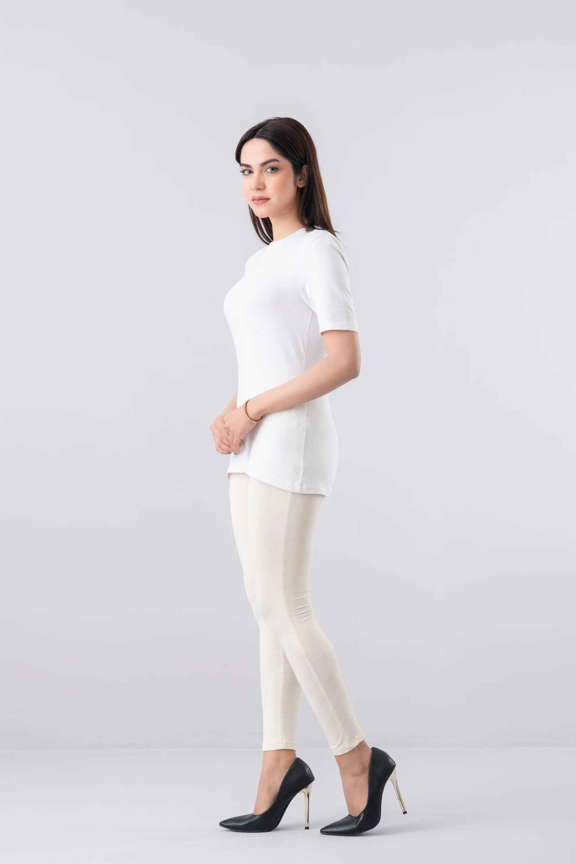 Skinny Fit Knitted Basic Leggings - Image 21
