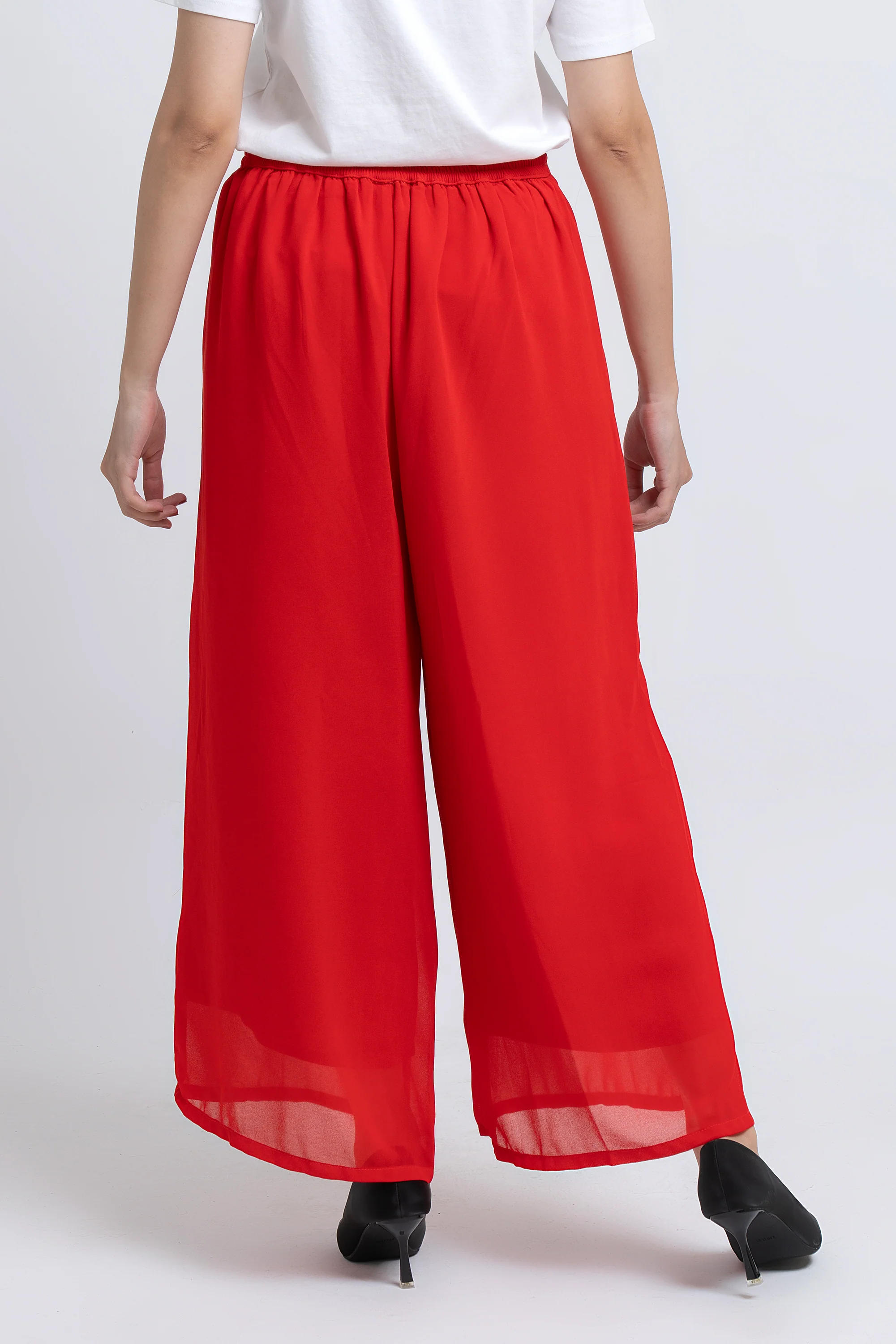 Relaxed Fit Georgette Palazzo - Image 3