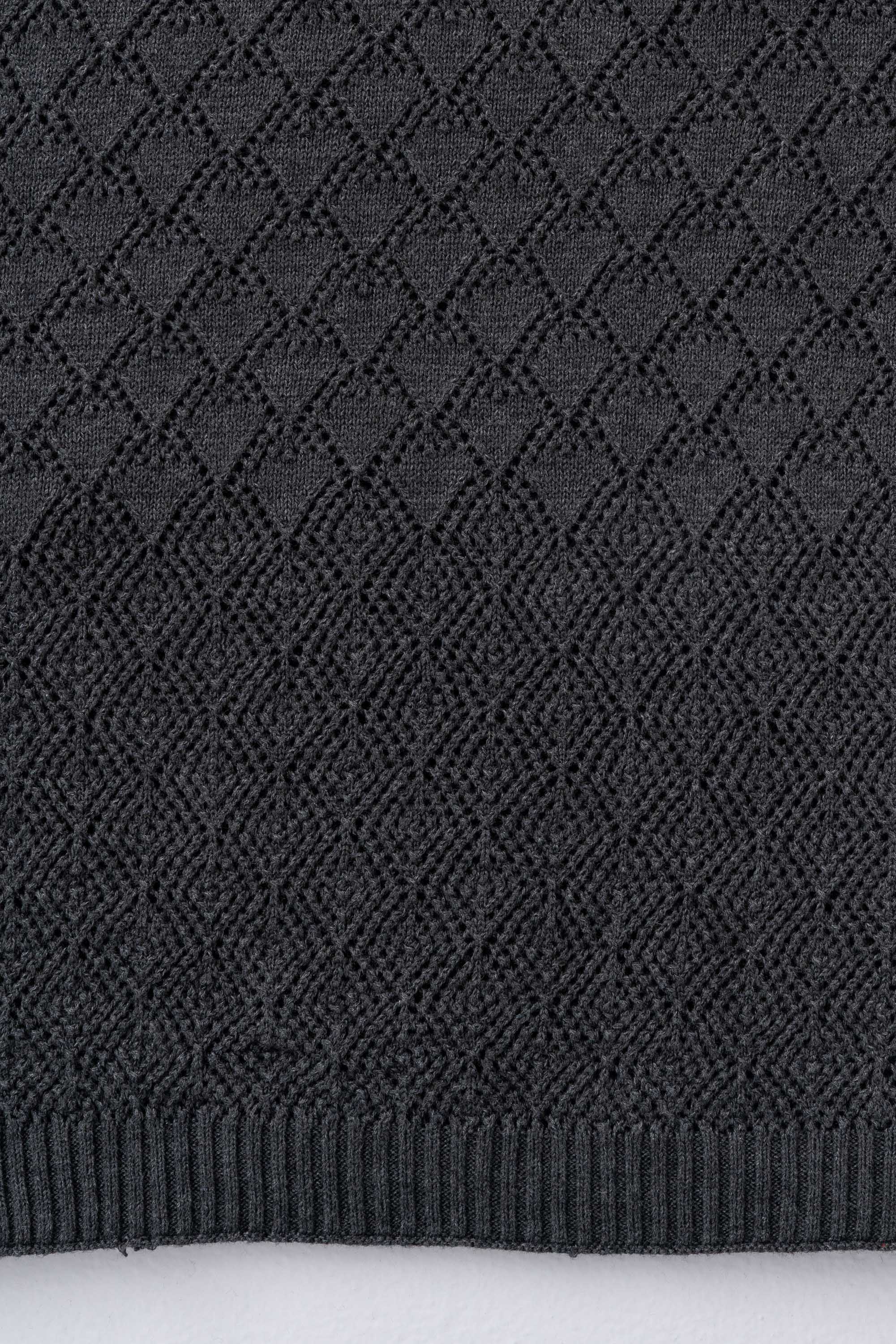 Jacquard-Knit Shawl - Image 3