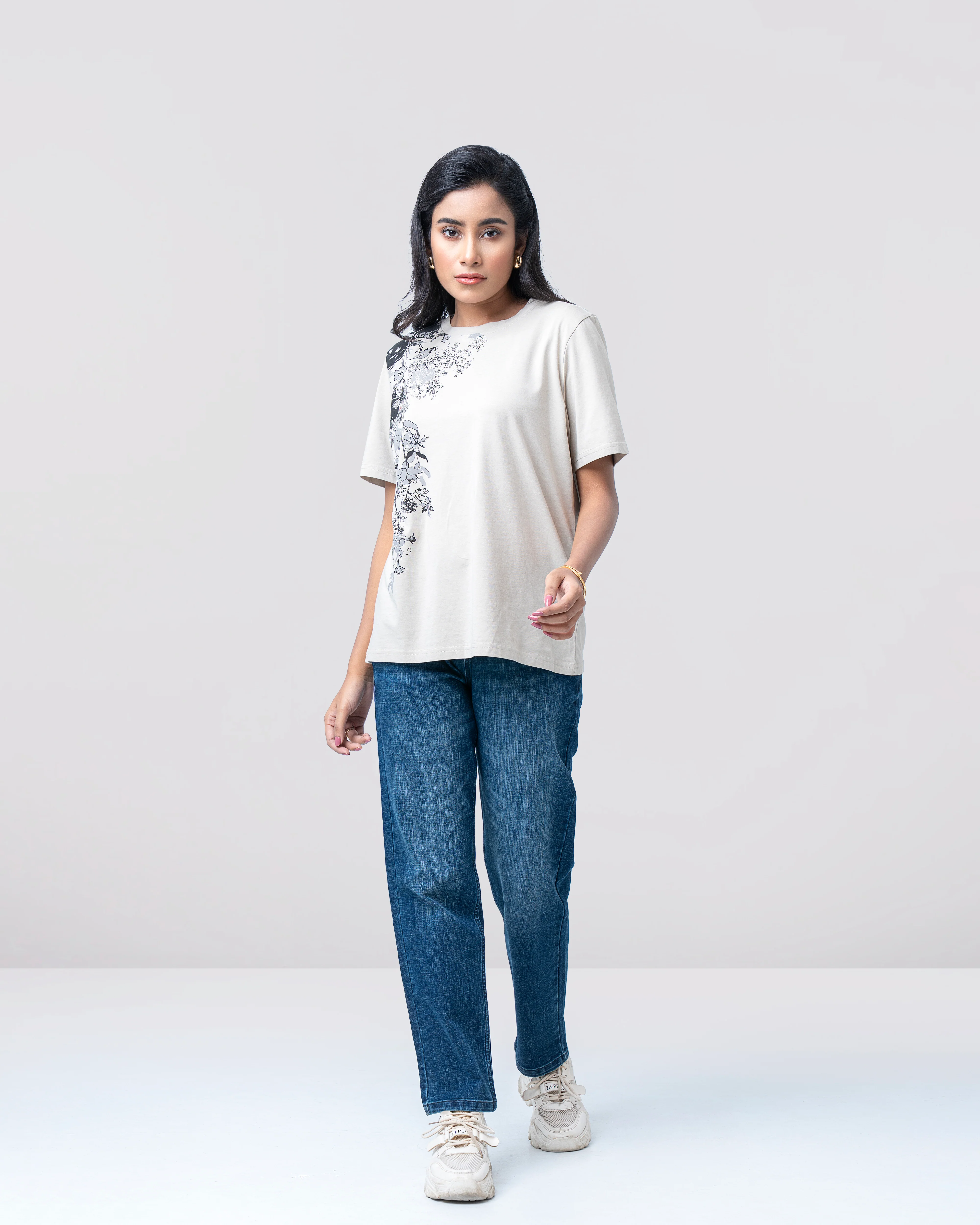 Women’s Regular Fit Pigment Print T-Shirt - Image 3