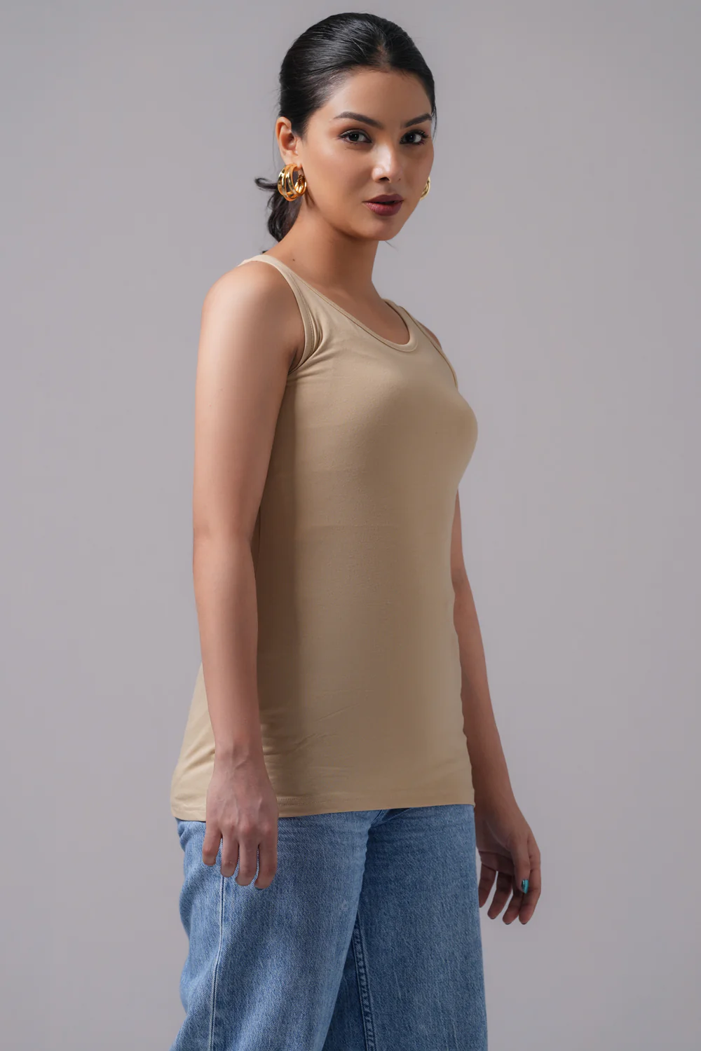 Short-Length Regular Fit Tank Top - Image 19