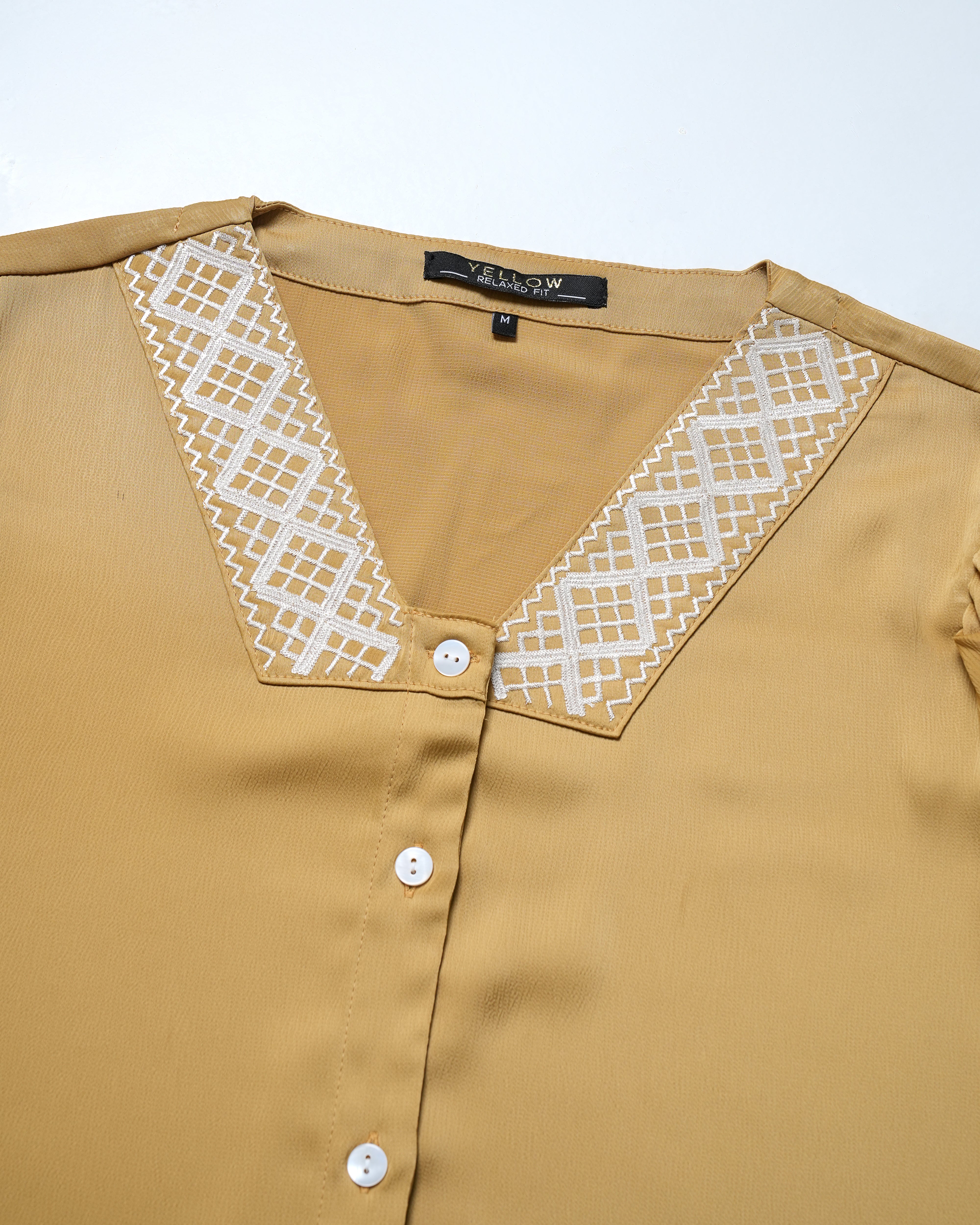 Relaxed Fit Embroidered Fashion Top - Image 5