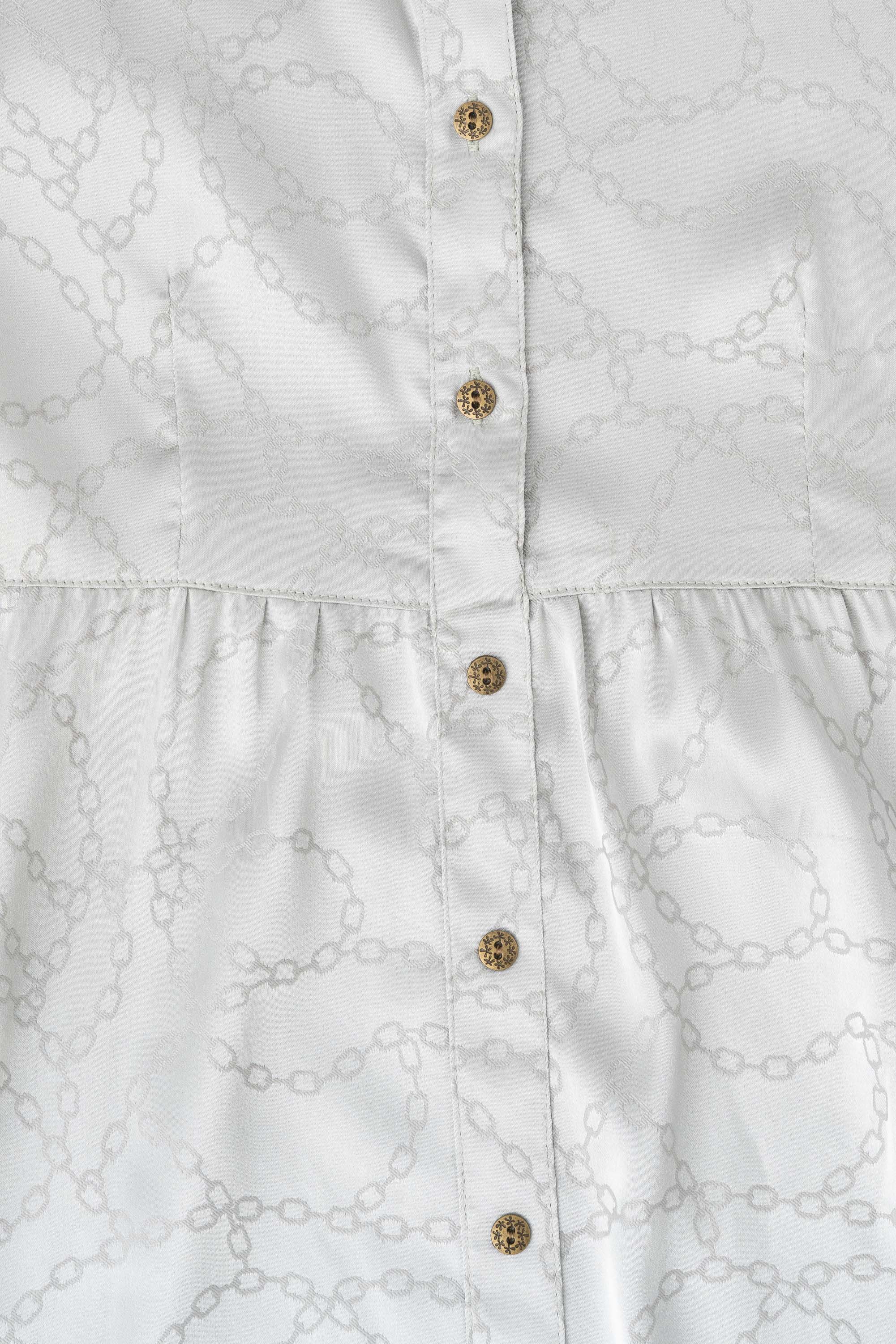 Jacquard Embroidered Long Dress - Image 4