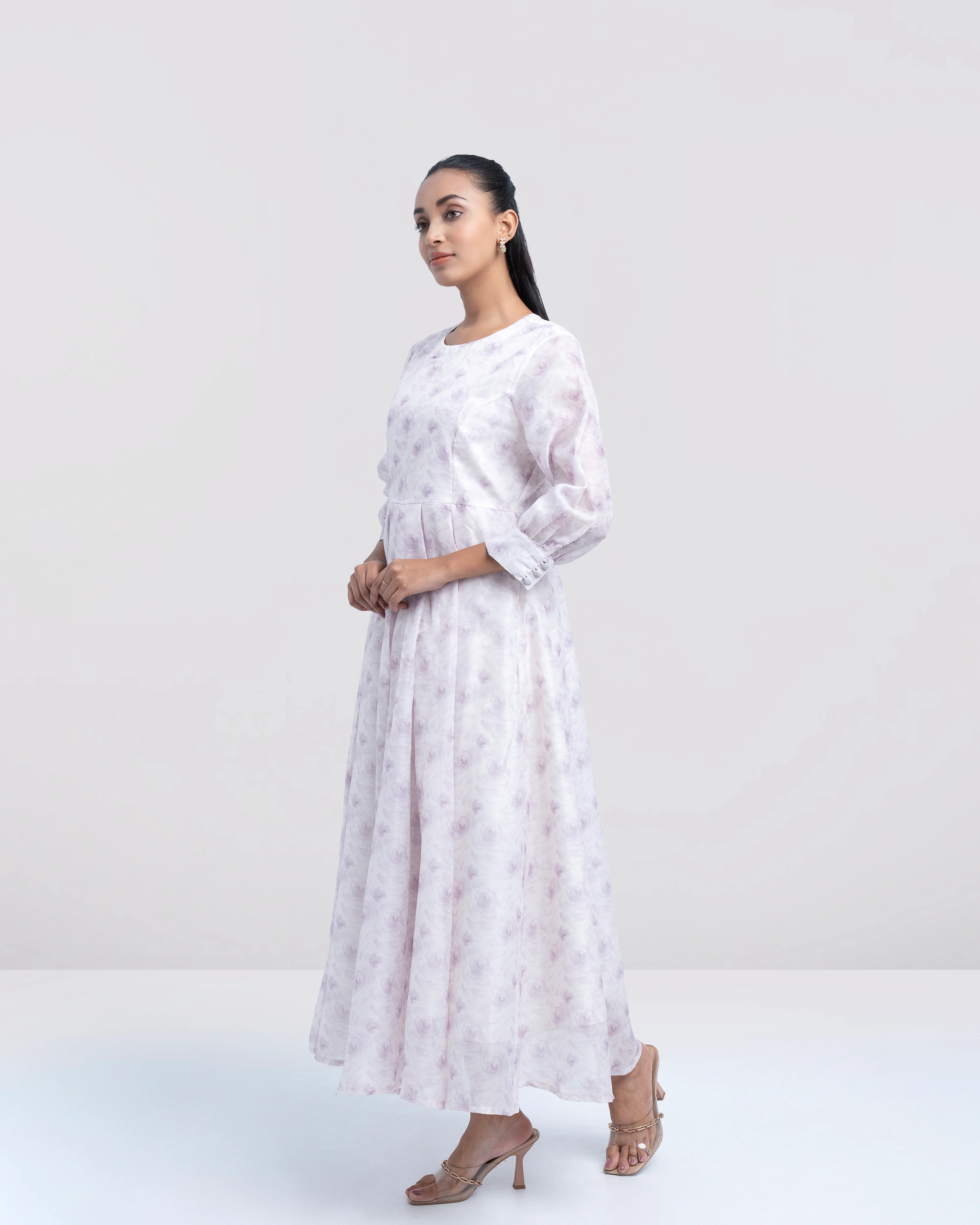 Women's Floral Long Dress - Image 4