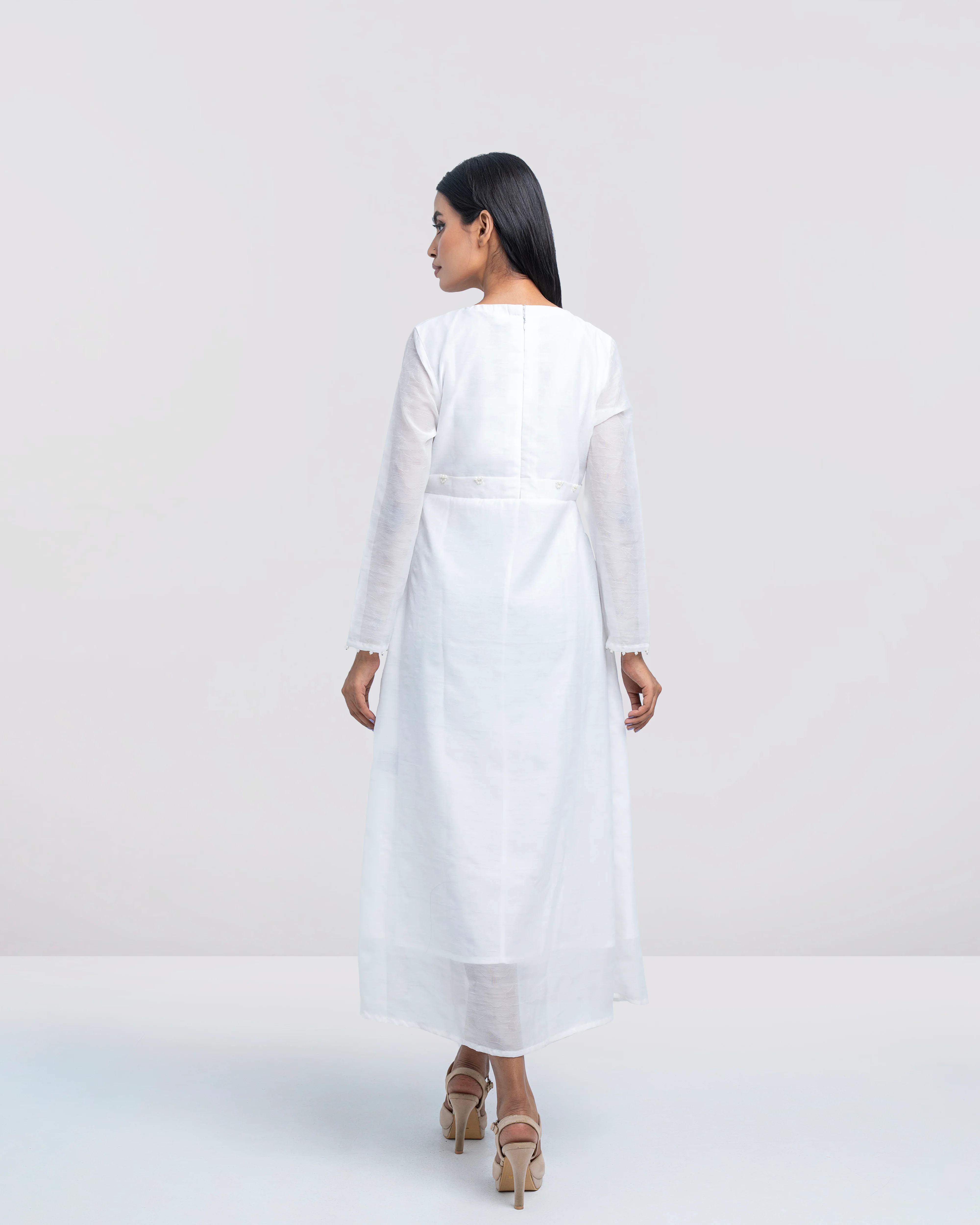 Women's Hand Embroidered Long Dress - Image 5