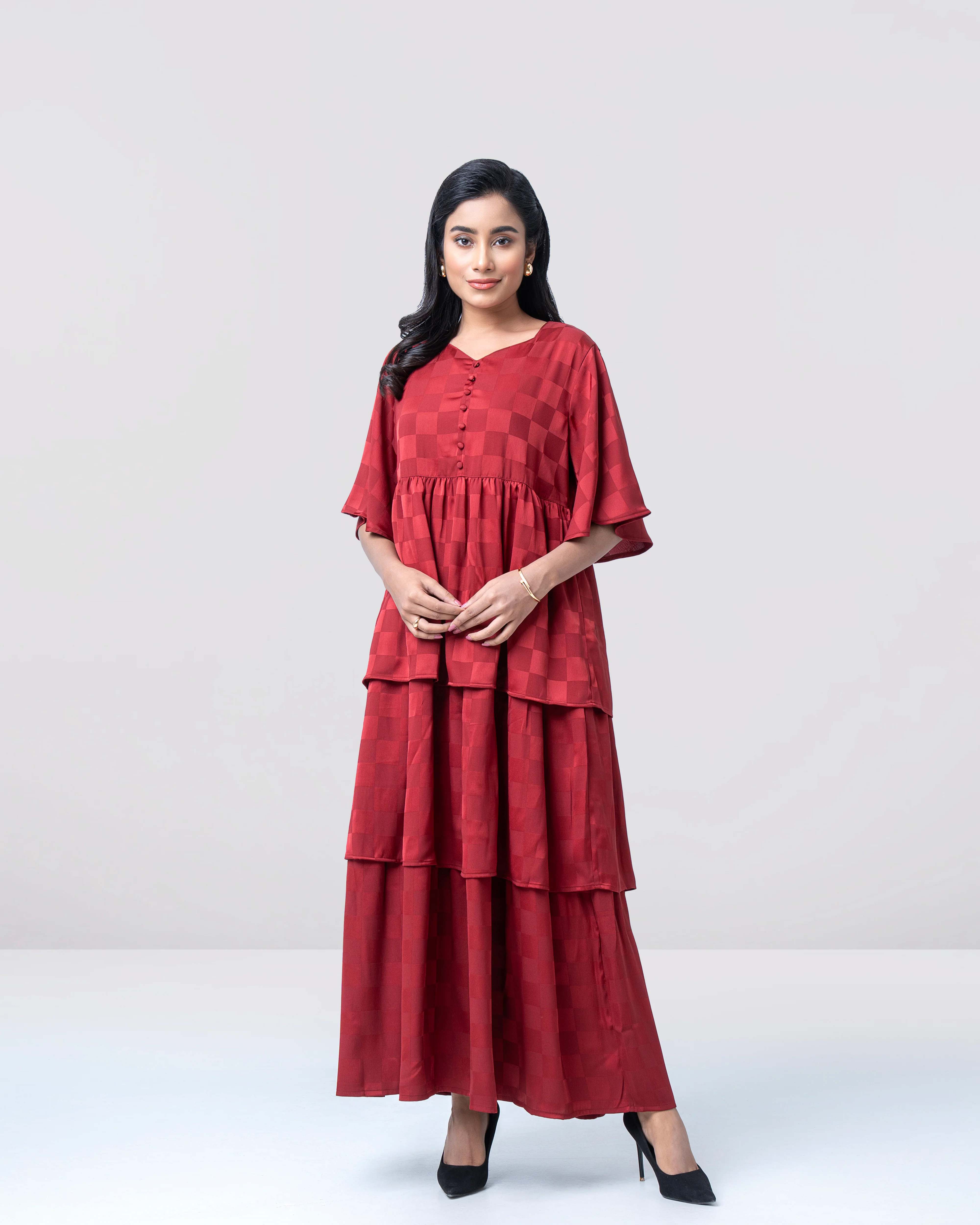 Women's Tiered Long Dress